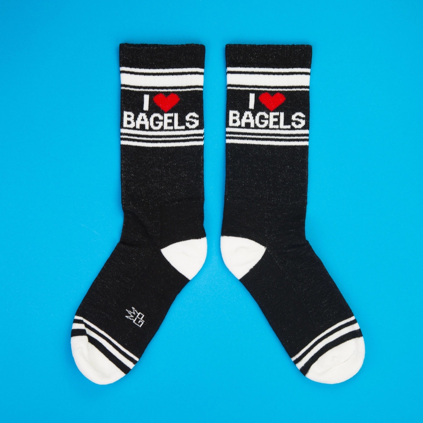 I ❤ Bagels Gym Crew Socks、mySite、g9winljtr