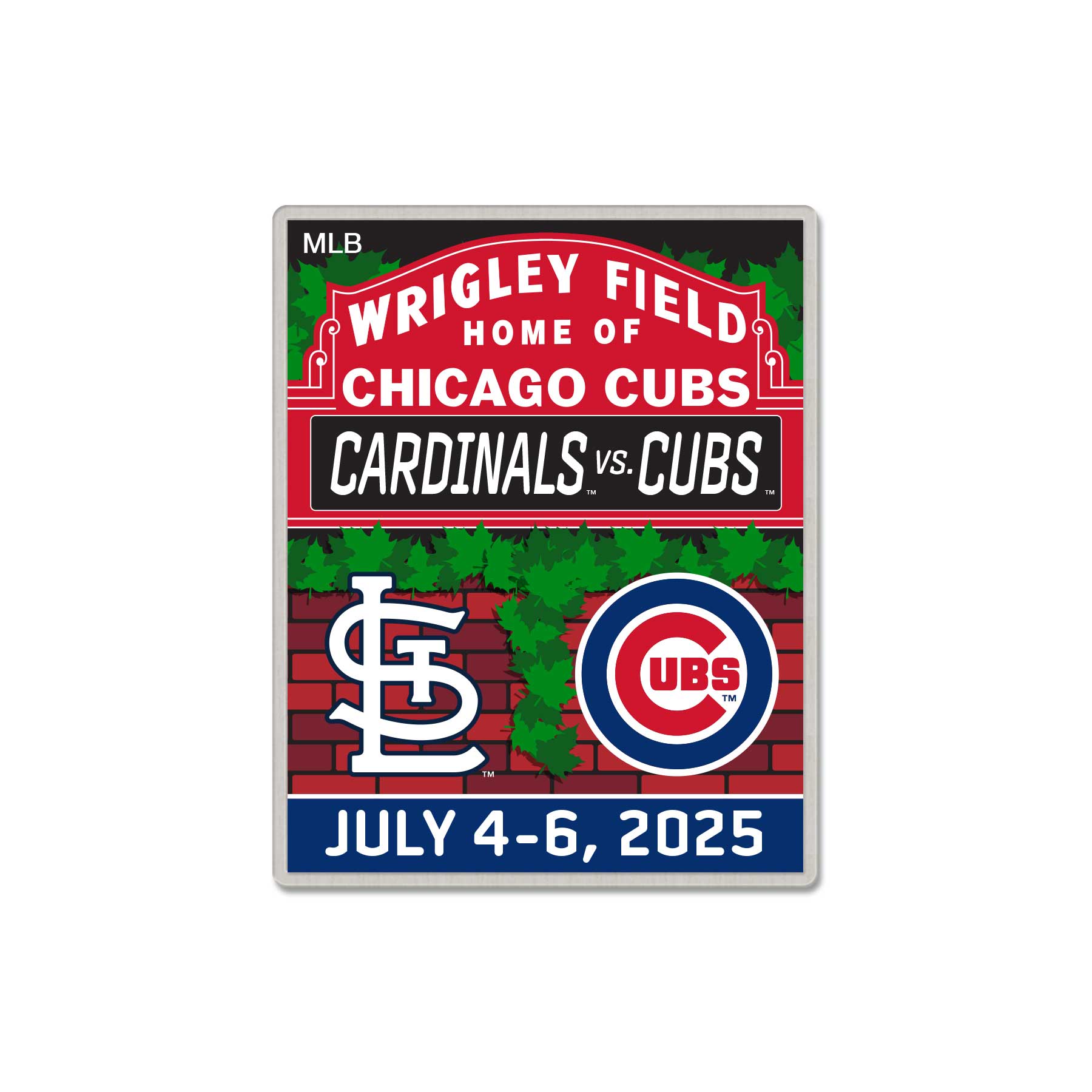 Chicago Cubs vs. St. Louis Cardinals 2025 Series Pin、mySite、vikingsvslions