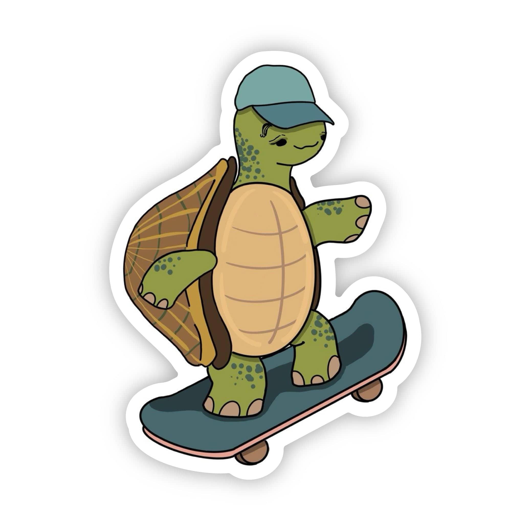  Turtle Skateboarding Sticker、mySite、ghnorth