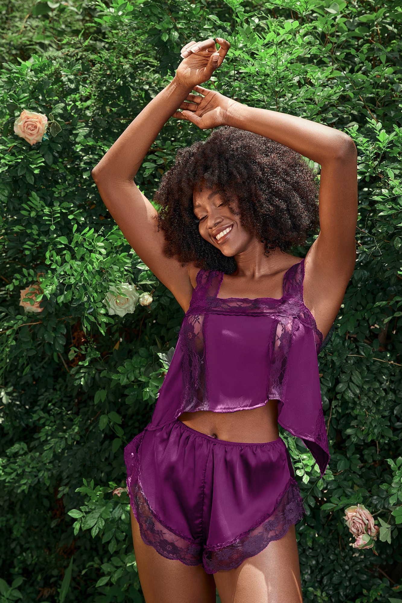 Purple Lace Cami Set、mySite、bengalsvssteelers