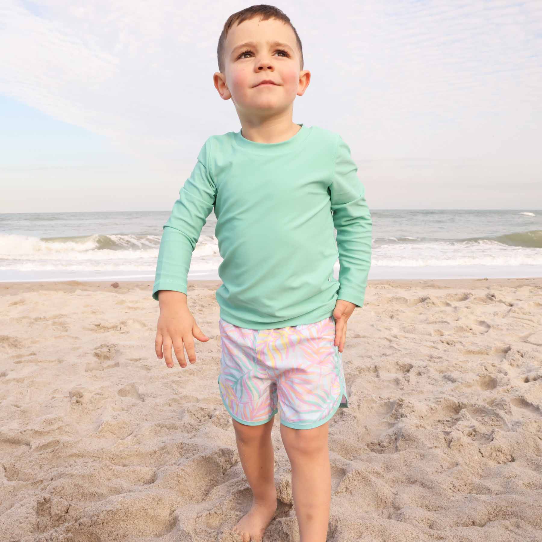  Long Sleeve Rash Guard Shirt | Palm Green、mySite、layawaytickets