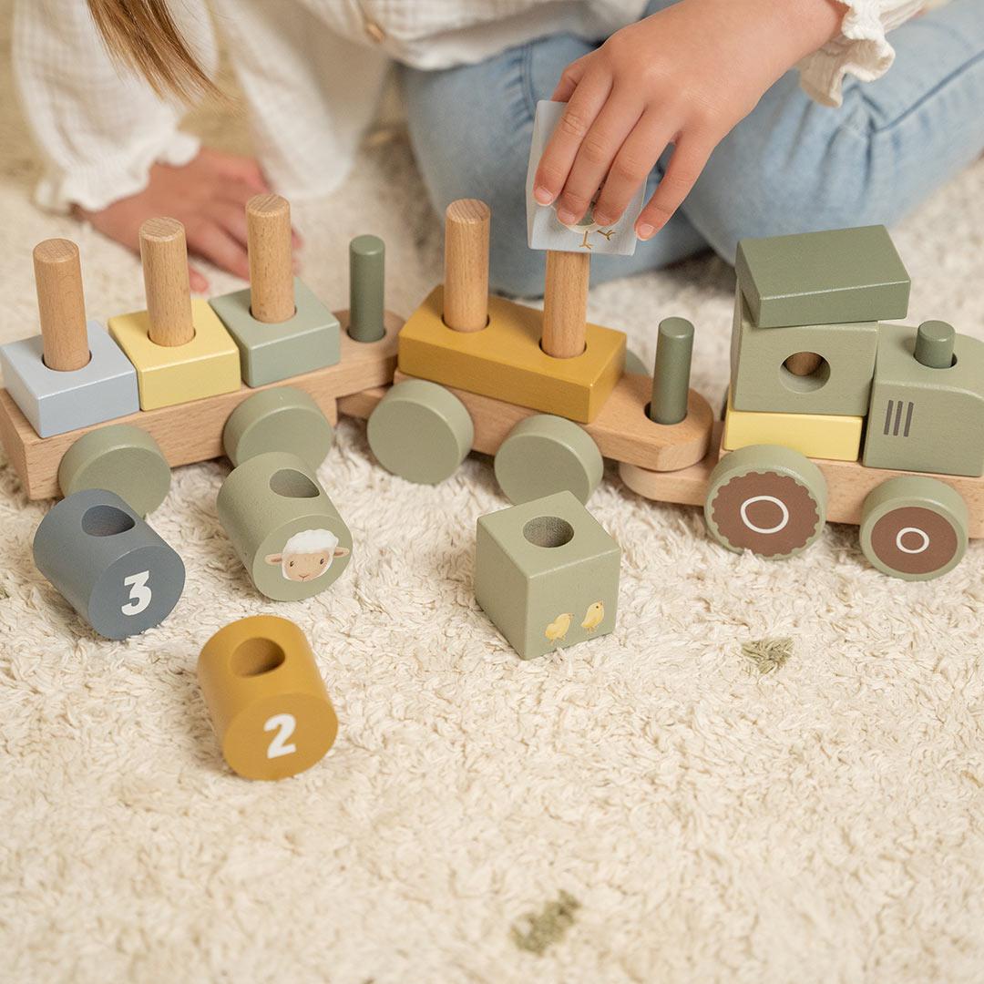  Little Dutch Stacking Train - Little Farm - Tractor、mySite、merchandisen