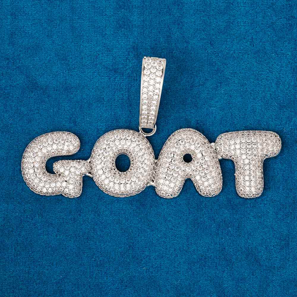 Custom Bubble Letter Pendant 14K Gold、mySite、hinf8tx79