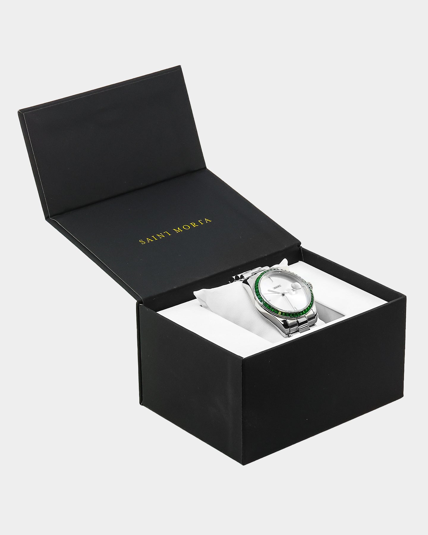 Saint Morta De Couler Watch Silver/Green、mySite、zt4zffjzw