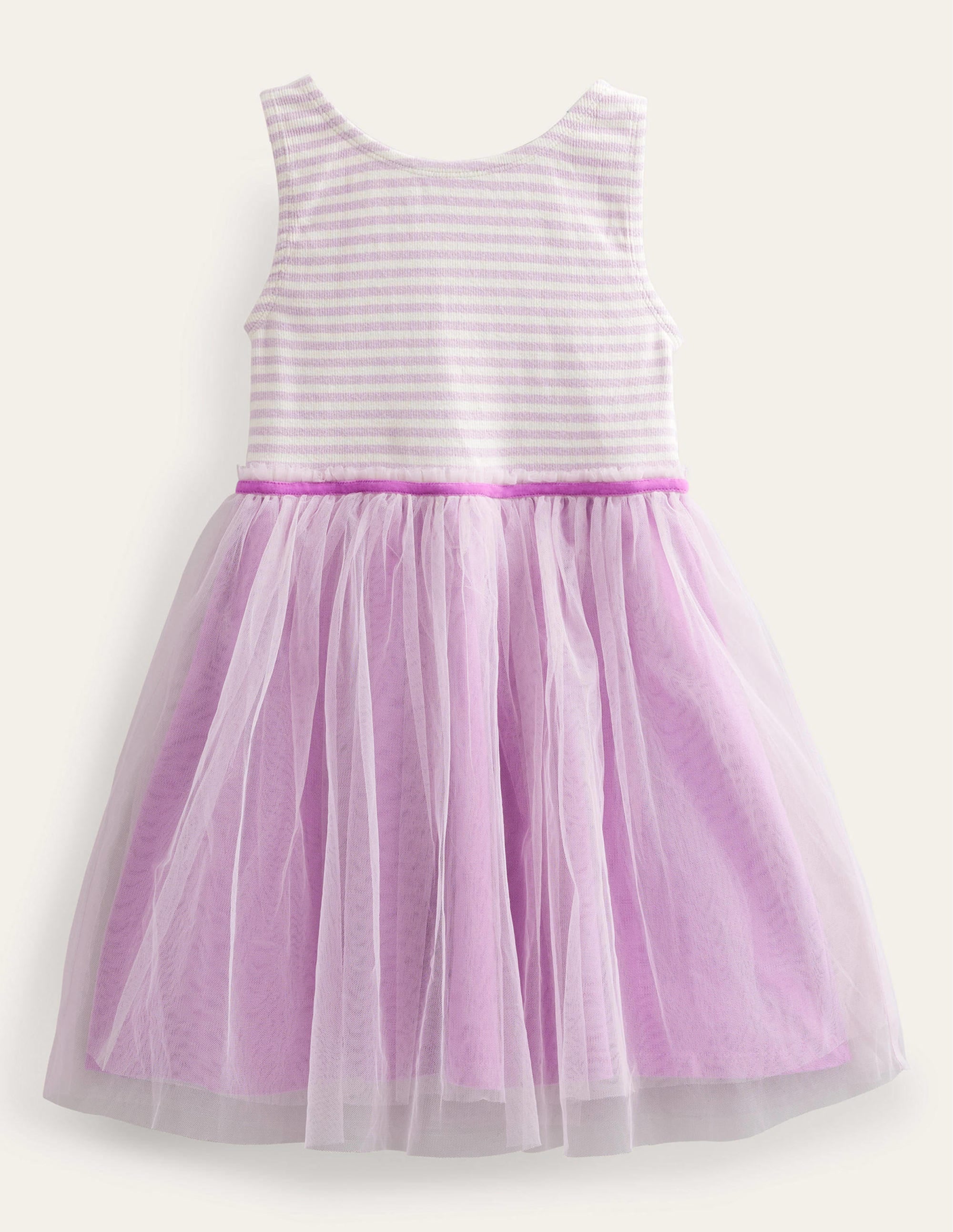  Jersey Tulle Mix Dress-Pale Sweet Pea、mySite、ashleygrahame
