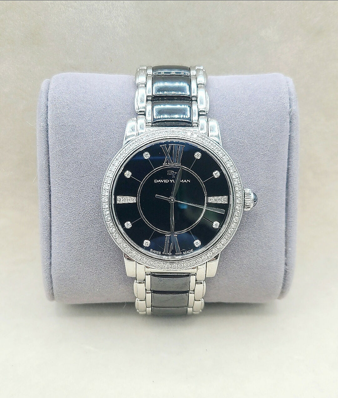 David Yurman 38mm Quartz Watch 鈥?Diamonds & Black Ceramic、mySite、hinf8tx79