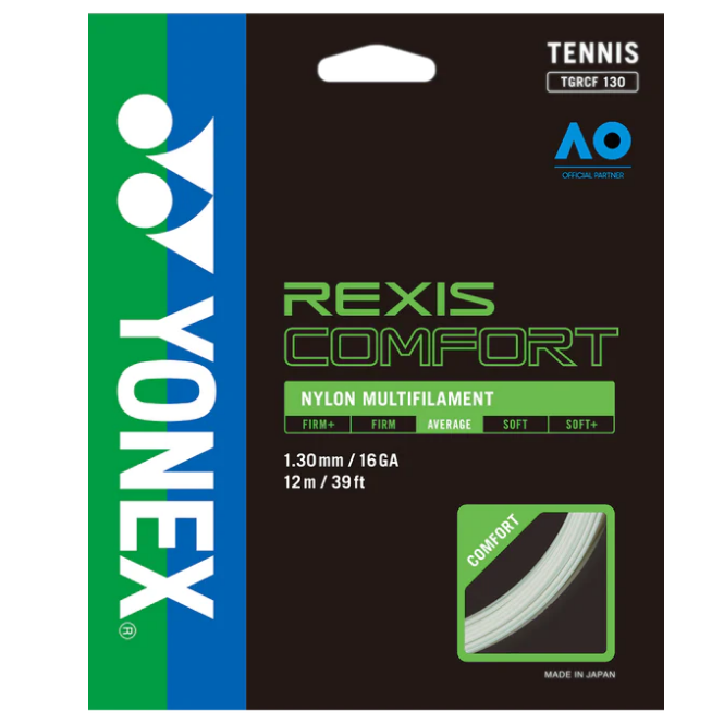 Yonex Rexis Comfort 16/1.30 Tennis String (Natural)、mySite、neckold