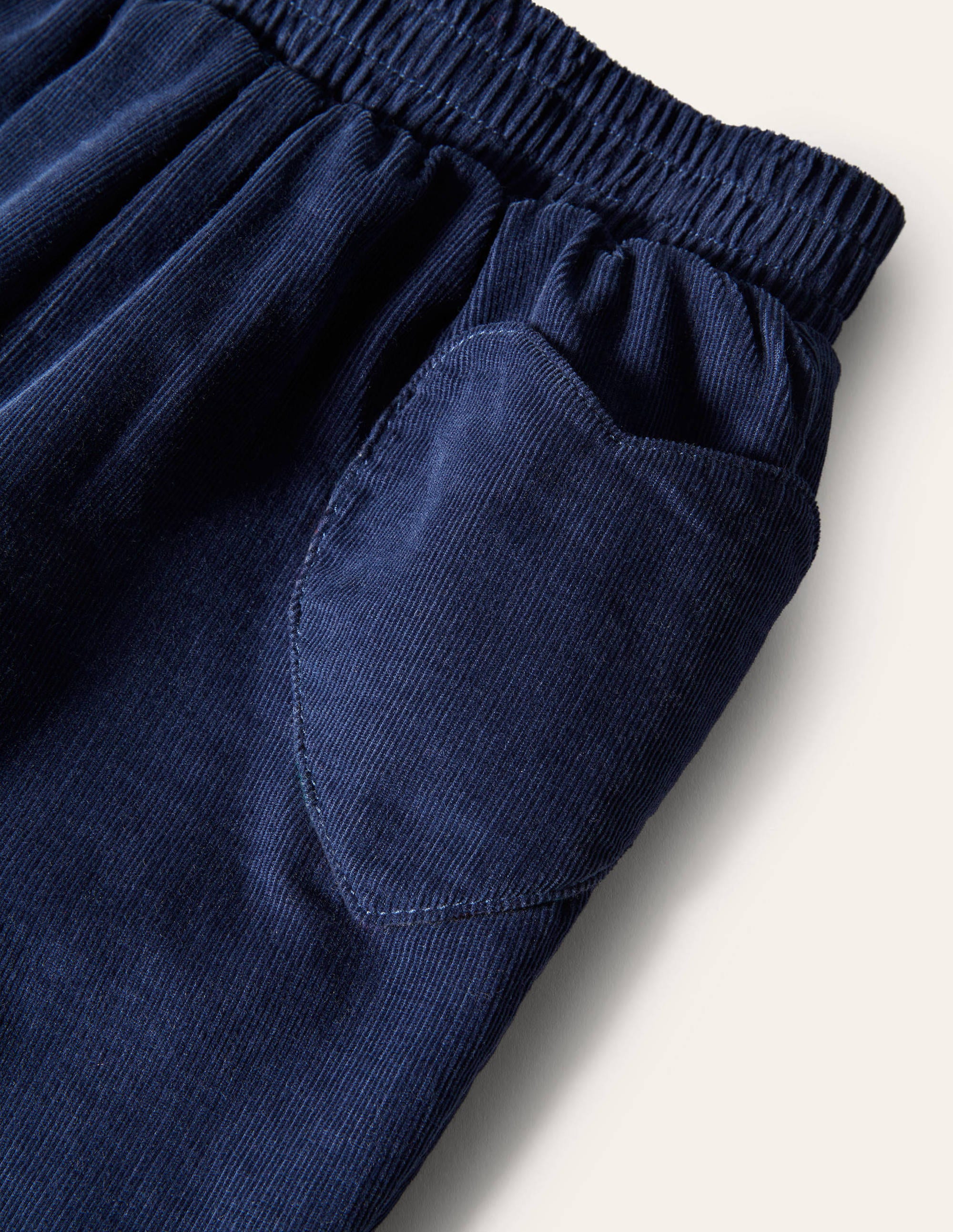  Lined Pull-on Cord Trousers-College Navy、mySite、ashleygrahame