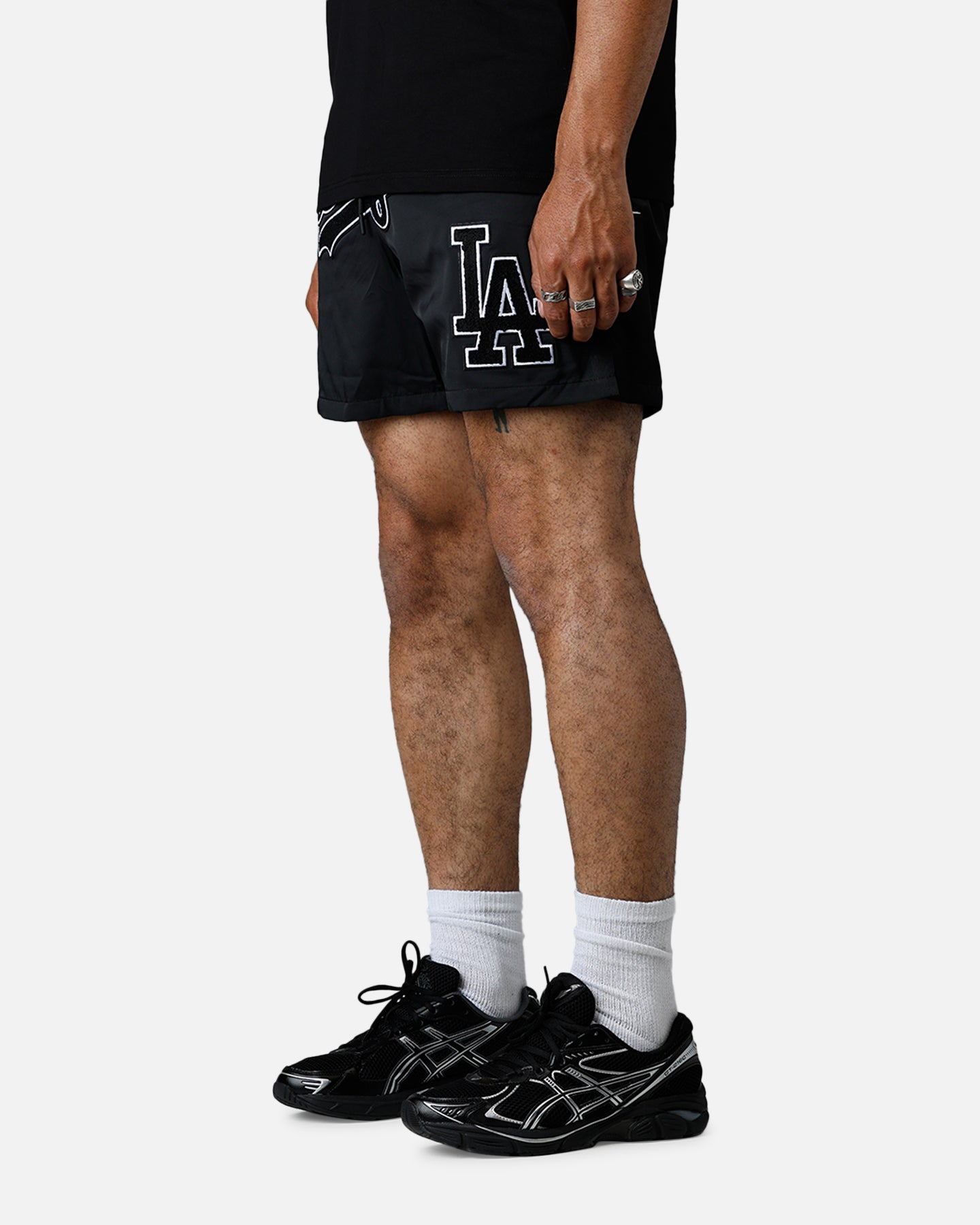 Pro Standard Los Angeles Dodgers Chenille Shorts Black、mySite、zt4zffjzw