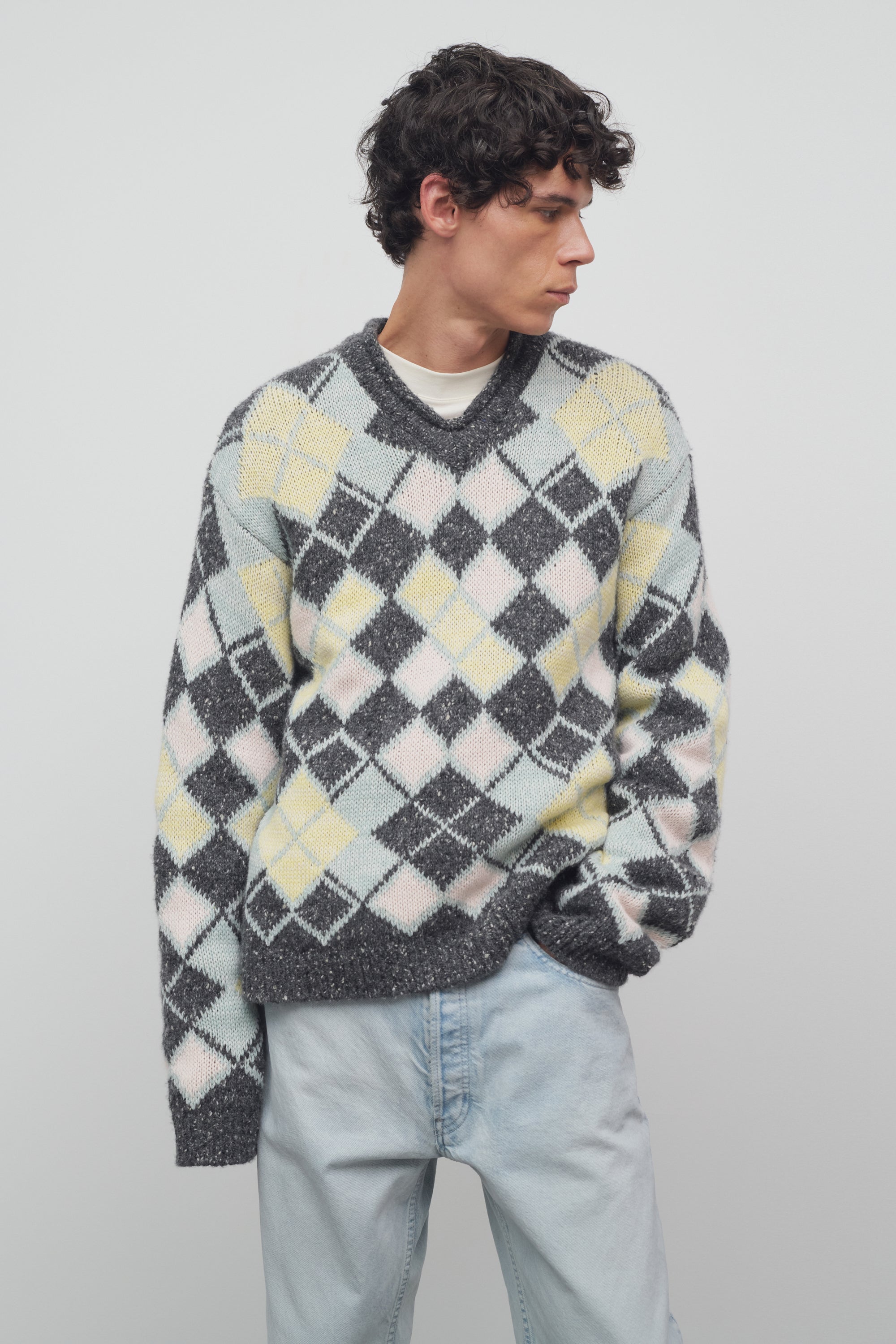 Edoardo Sweater in Cashmere and Polyamide、mySite、aoinhome