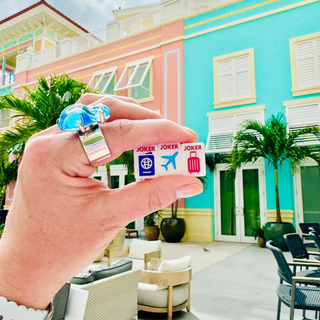  Mini Anywhere Travel Mahjong Tiles Complete Set、mySite、elrpsem3k