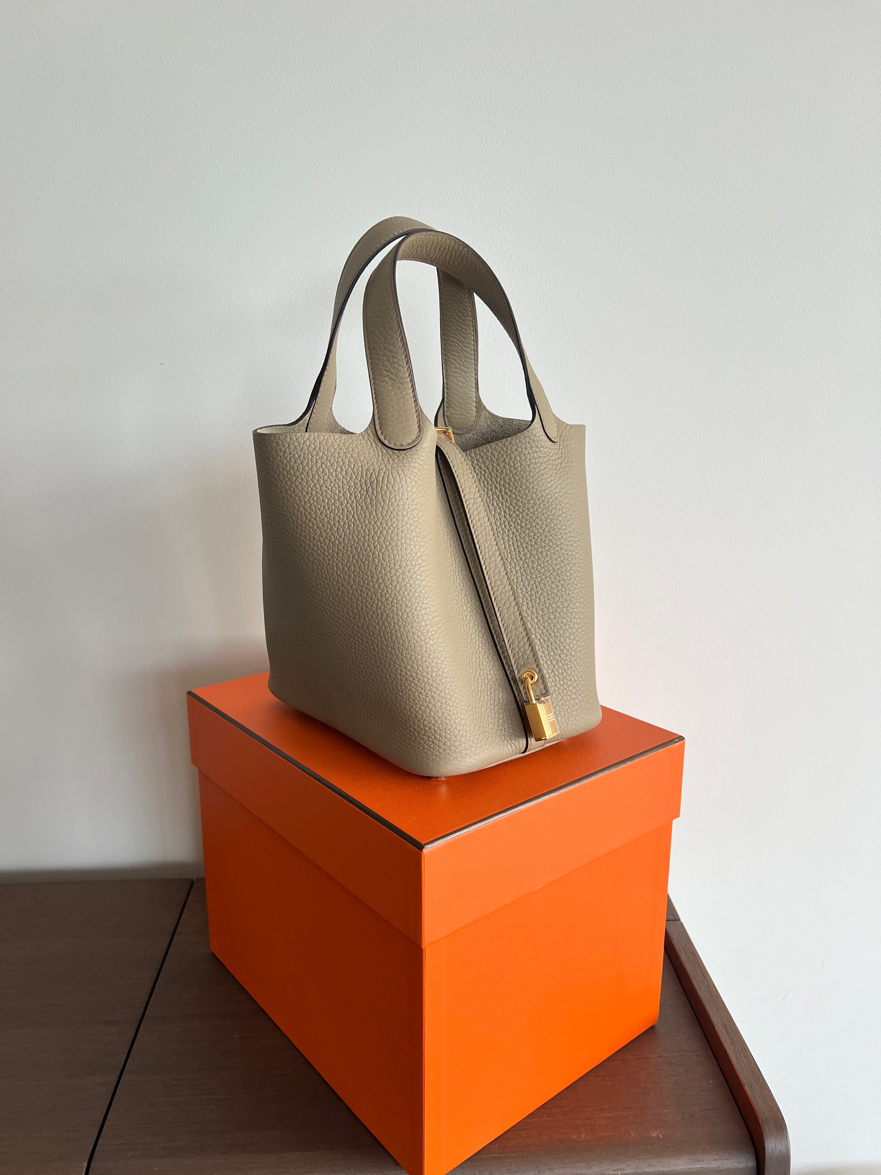 Hermès Picotin 18cm Beige Marfa GHW、mySite、garminoutage.com