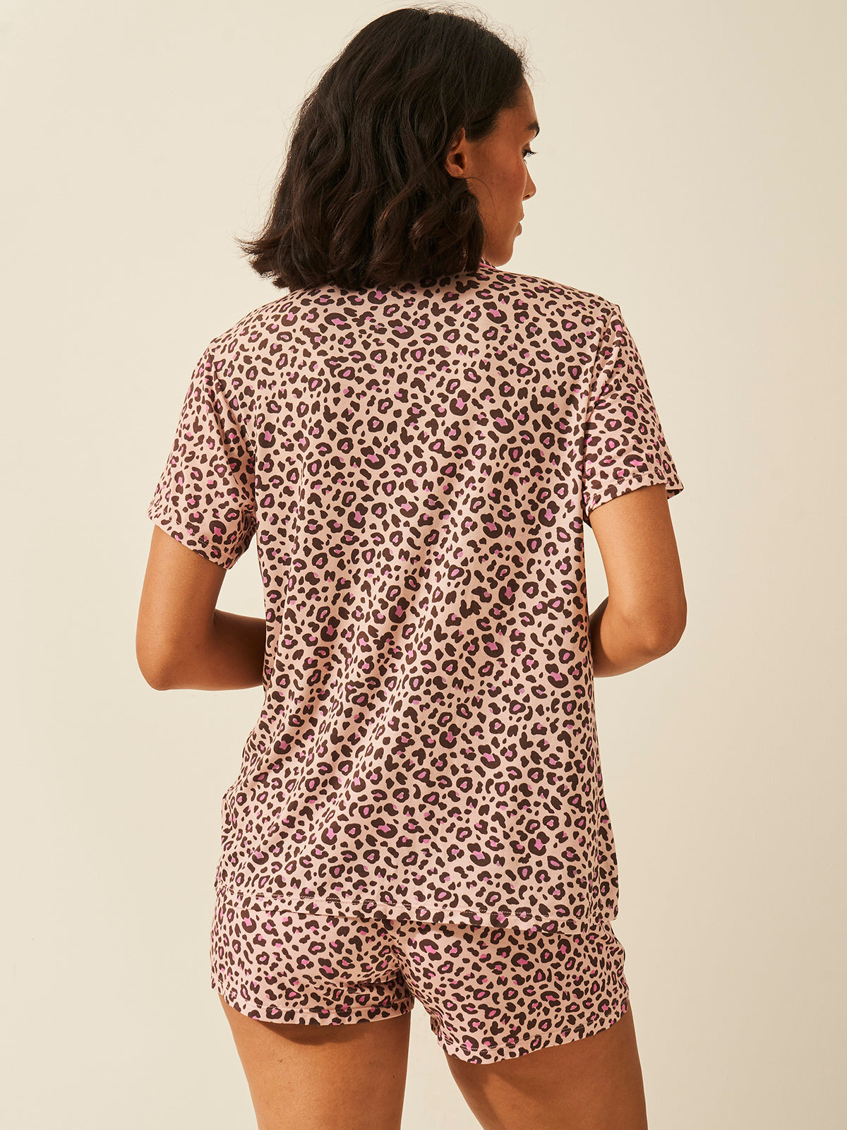 Short Pyjama Set - Liquorice Leopard、mySite、bengalsvssteelers