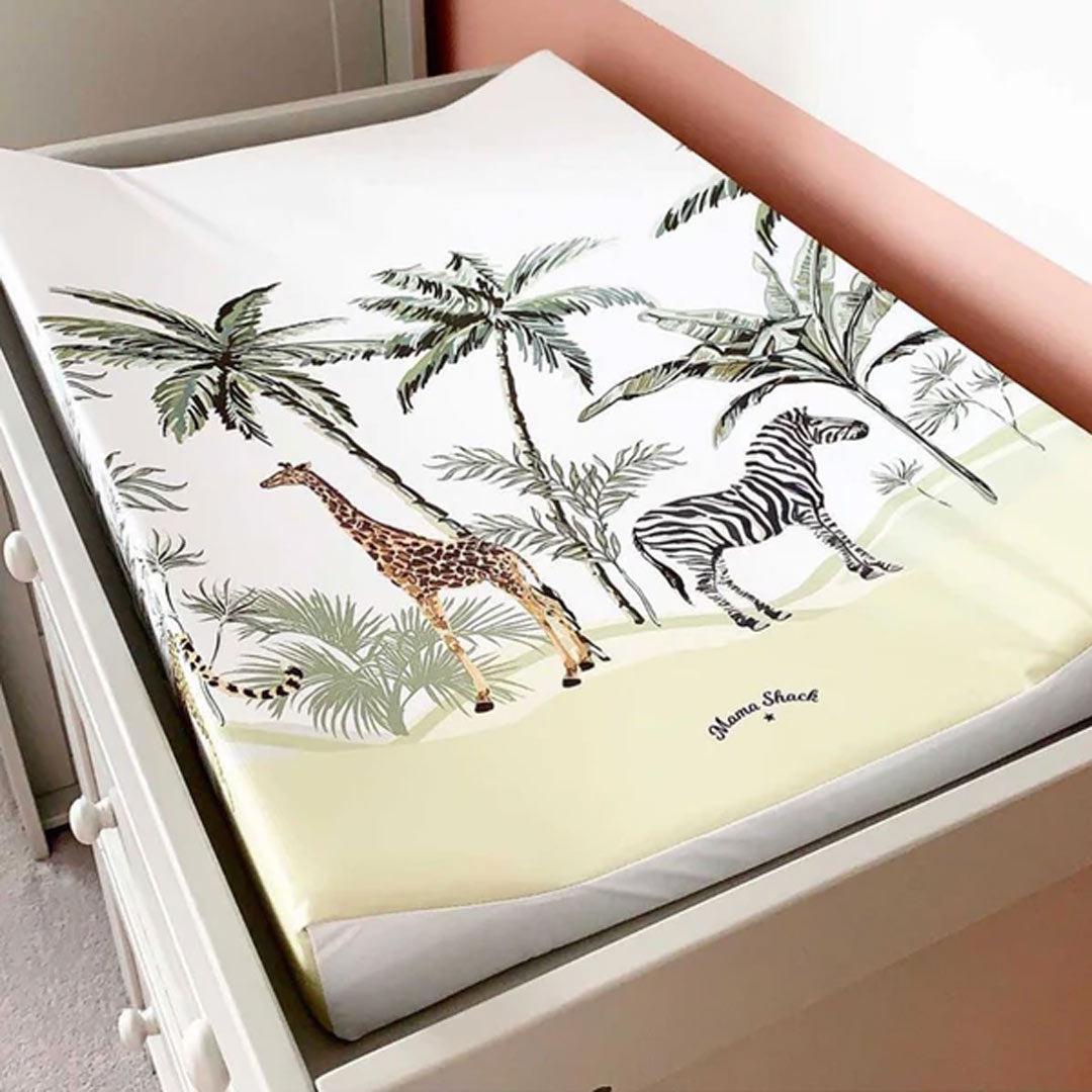  Mama Shack Anti Roll Changing Mat - Palms & Safari、mySite、merchandisen