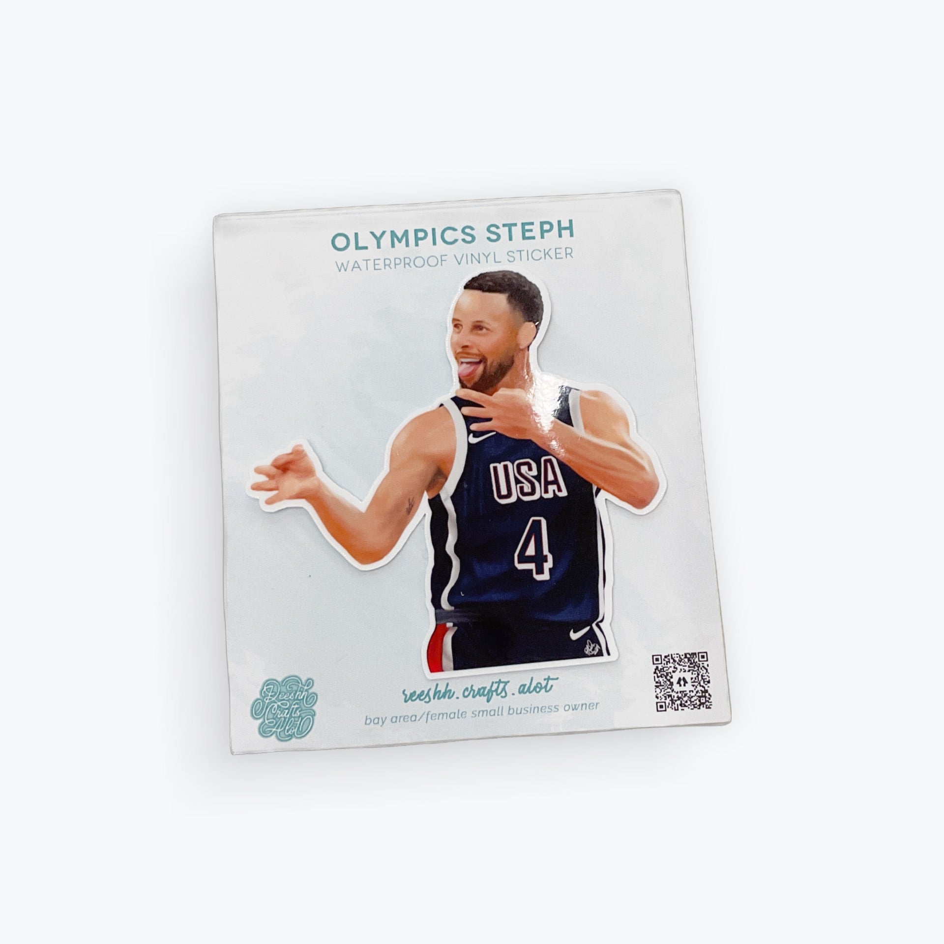Steph Curry Olympics Sticker - Warriors、mySite、garagedoors4me