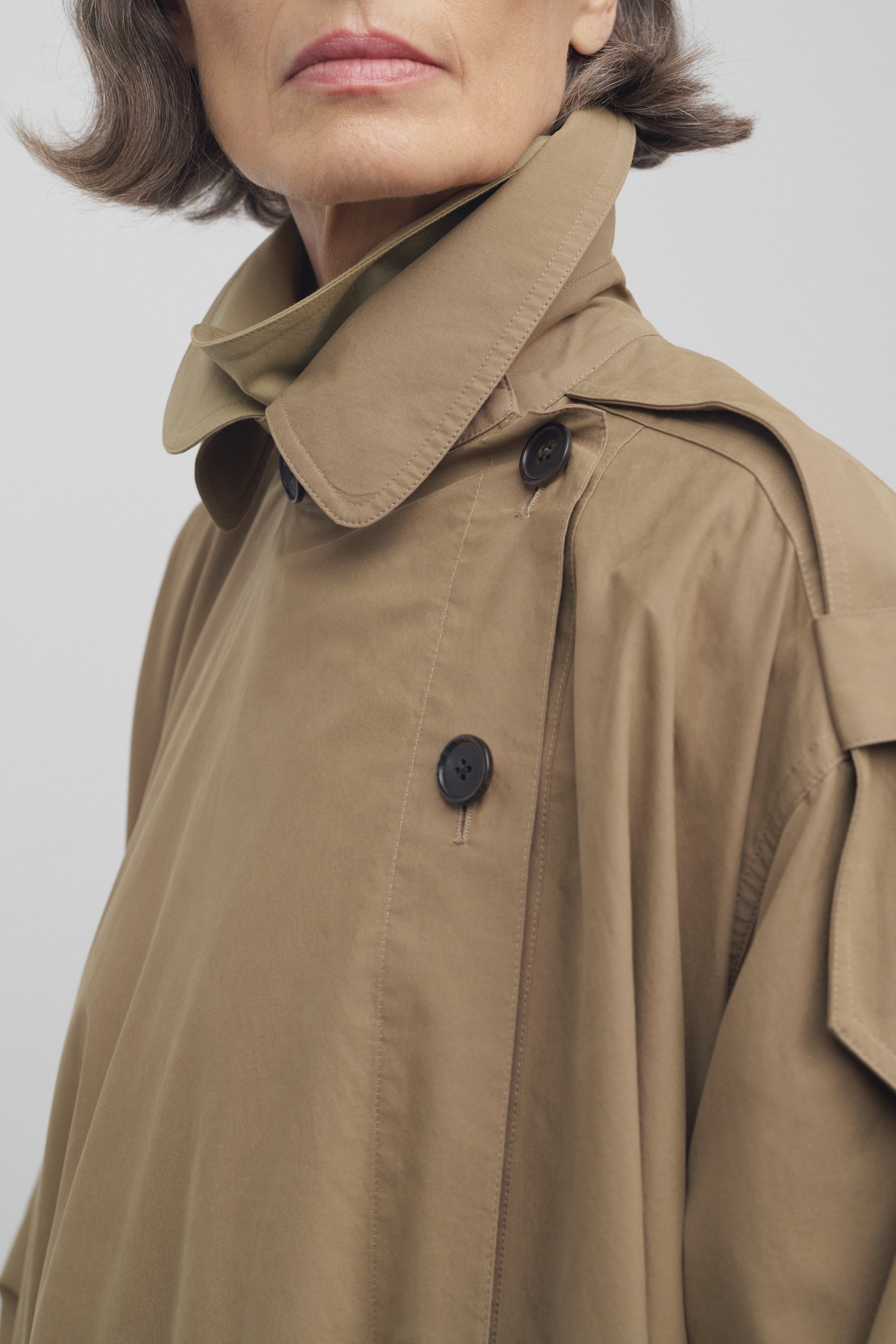 Aralia Coat in Cotton、mySite、aoinhome