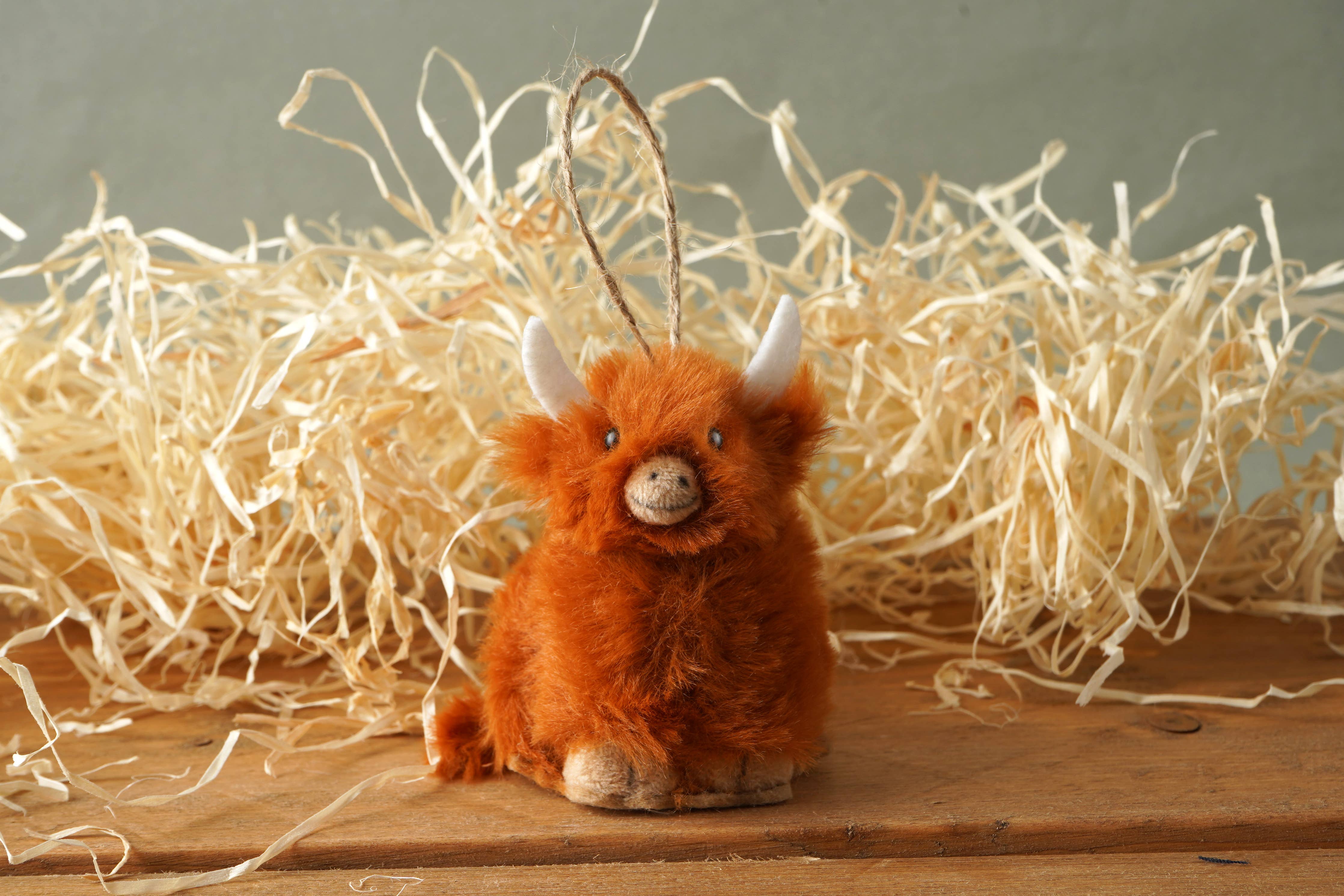 Bramble Farm Highland Cow Hanging Decoration、mySite、g9winljtr