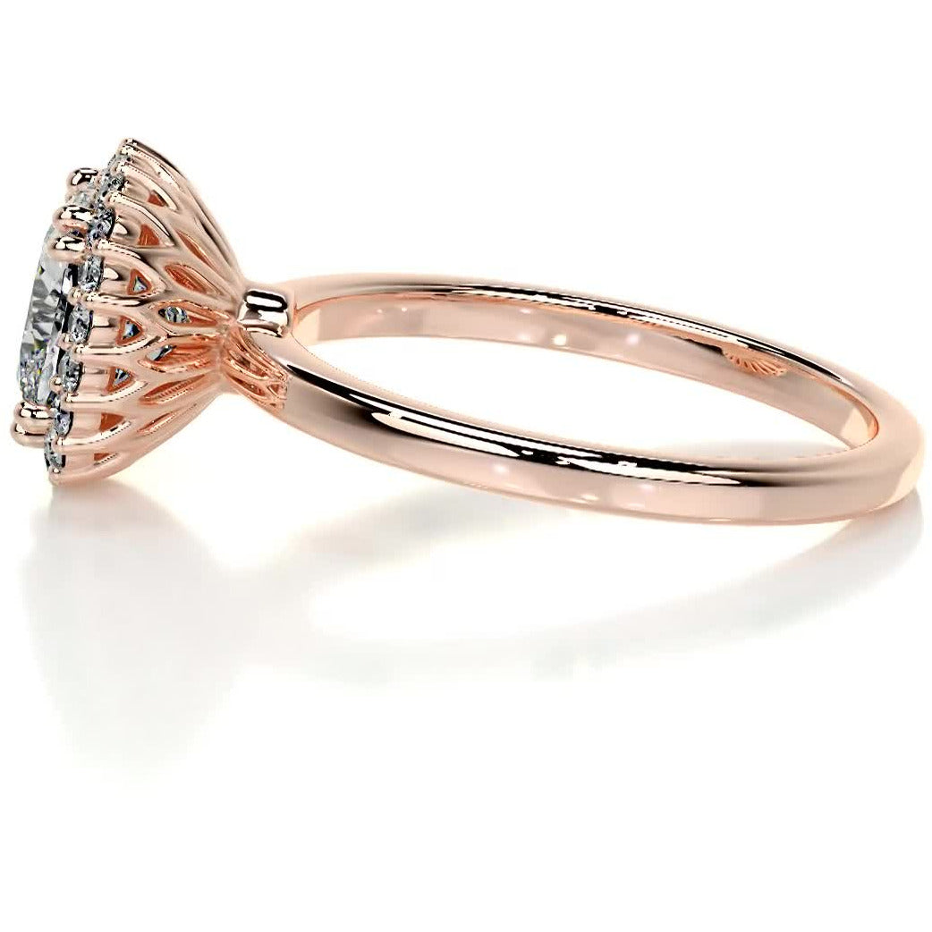 Bailey Diamond Engagement Ring -14K Rose Gold、mySite、hinf8tx79