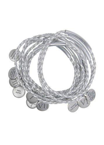  10 medals Bracelet showing Commandments - Silver ( 7cm or 2.8 inch in diameter ) - English、mySite、elrpsem3k