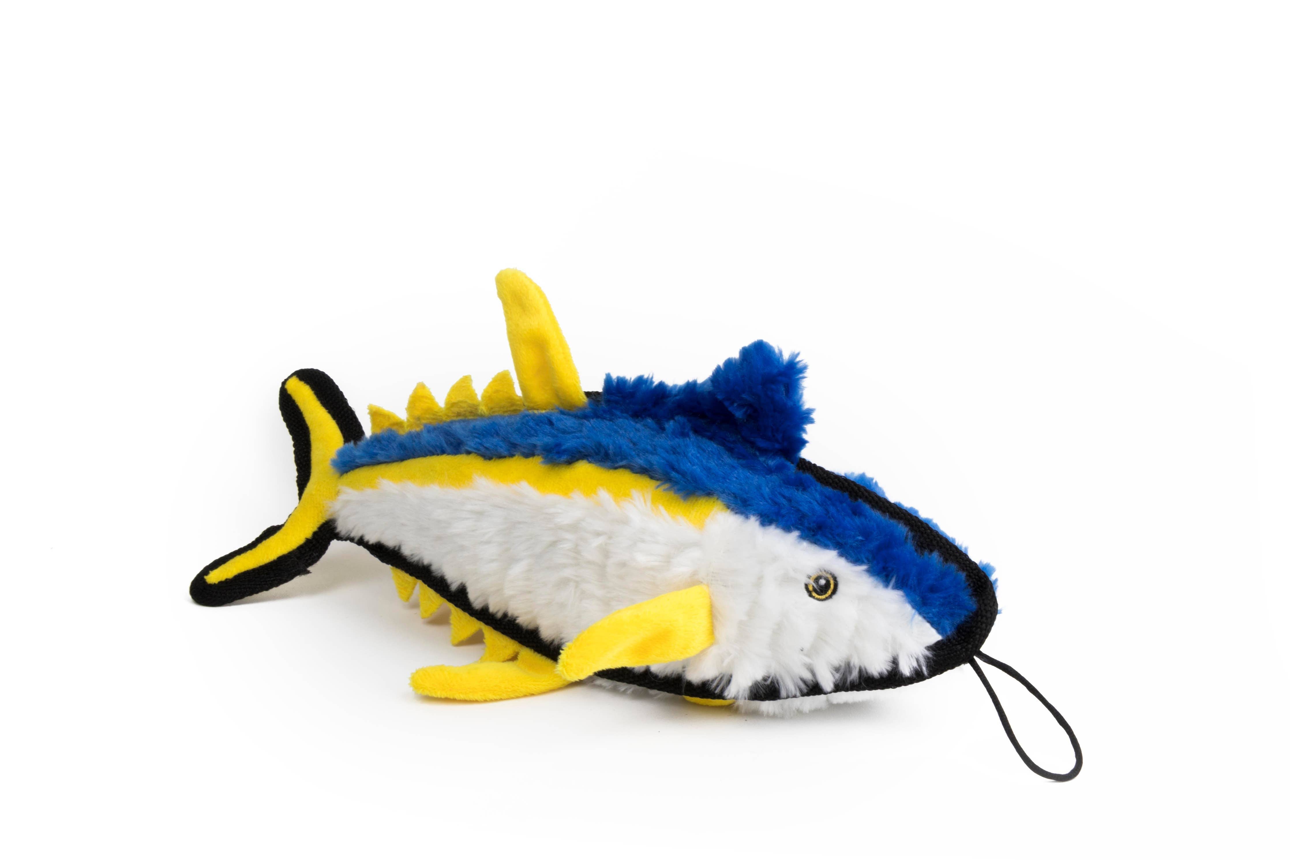 Ruffian Yellow Fin Tuna Tough Dog Toy *、mySite、g9winljtr