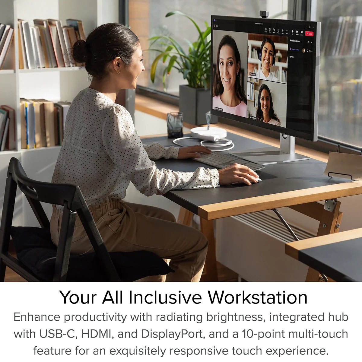 Clarity Pro 27 UHD 4K Monitor with 65W PD and Webcam + Thunderbolt 4 BLAZE Hub、mySite、fannypackpong