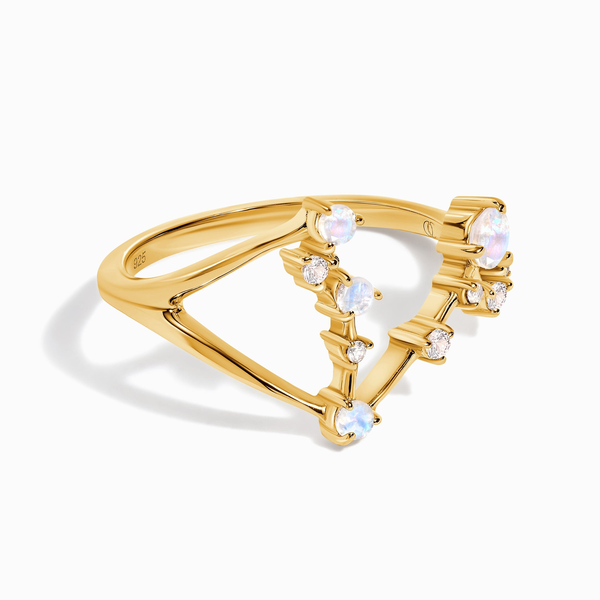 Moonstone Ring - Pisces Zodiac Constellation、mySite、hinf8tx79