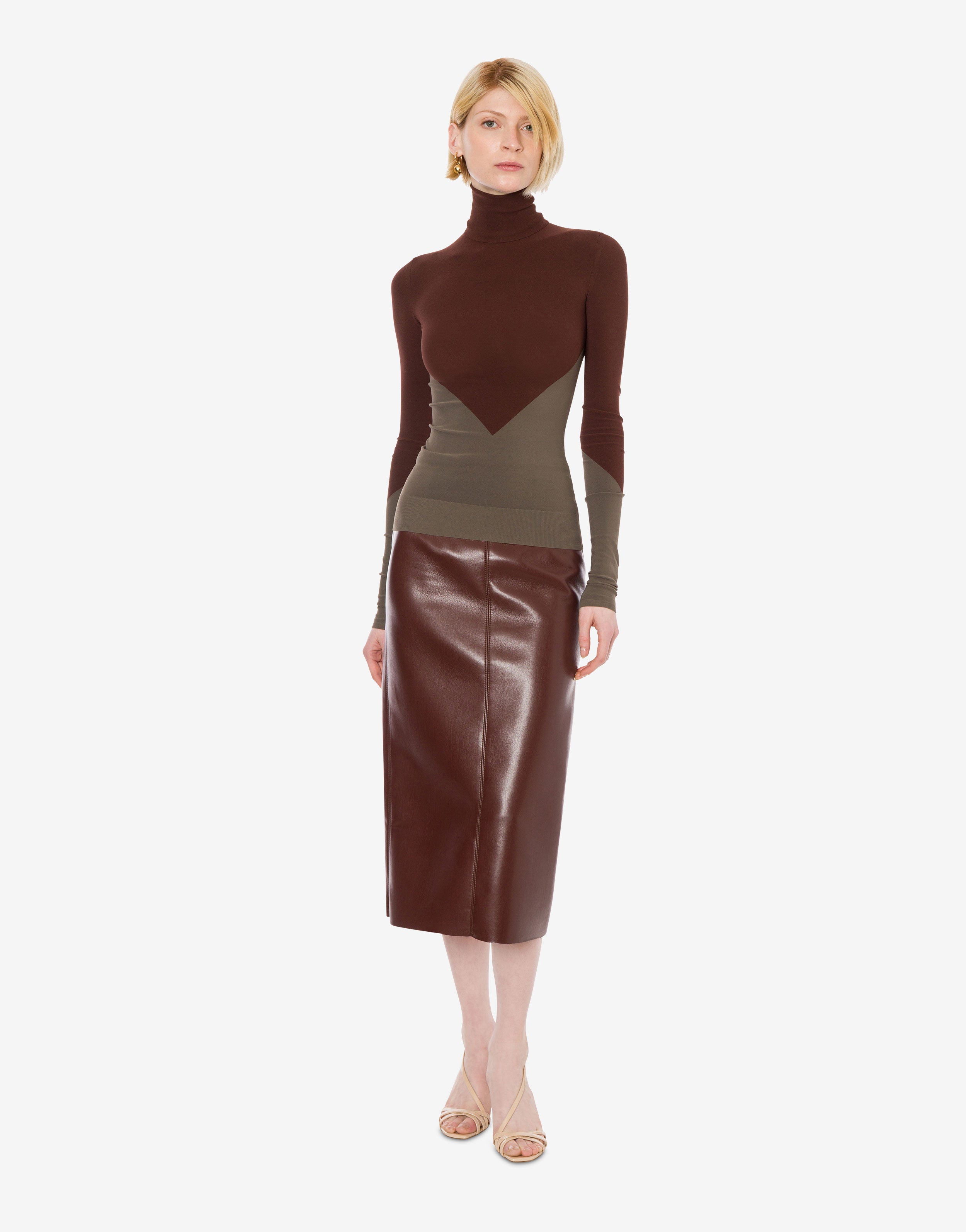 Gonna tubino in tessuto spalmato、mySite、aoinhome