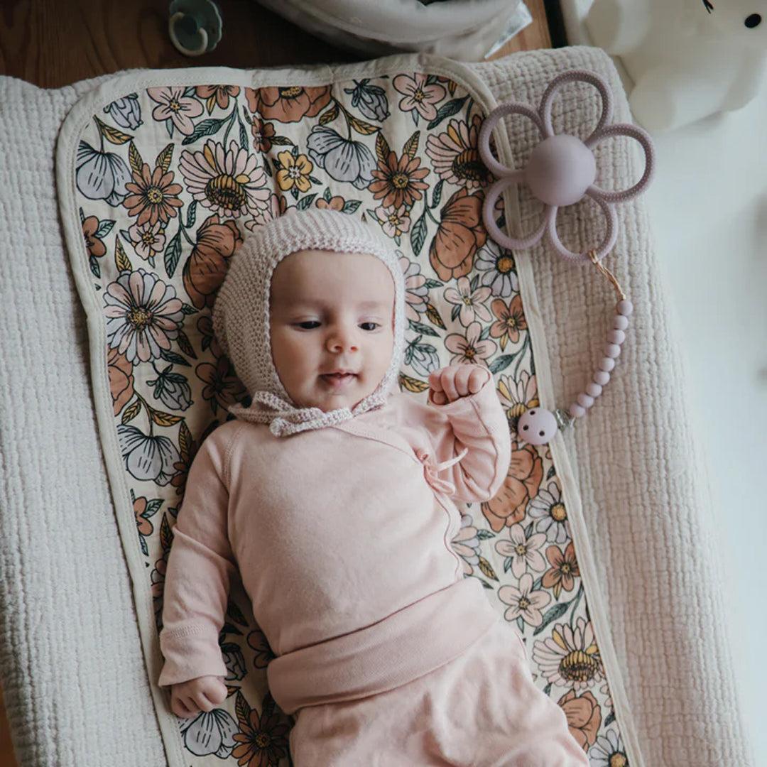  Mushie Silicone Pacifier Clip - Hera Soft Lilac、mySite、merchandisen