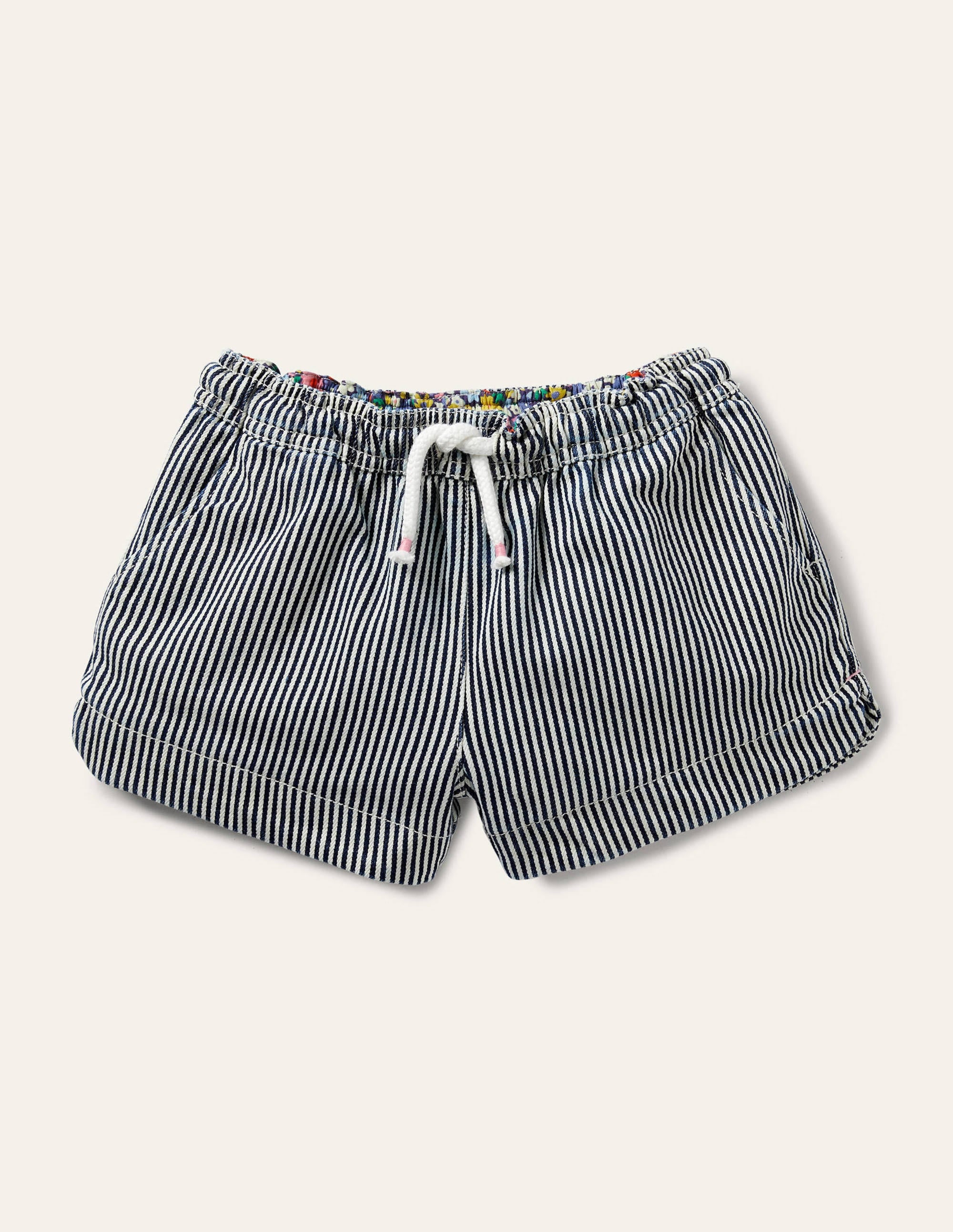  Heart Pocket Shorts-Indigo/Ivory Ticking、mySite、ashleygrahame