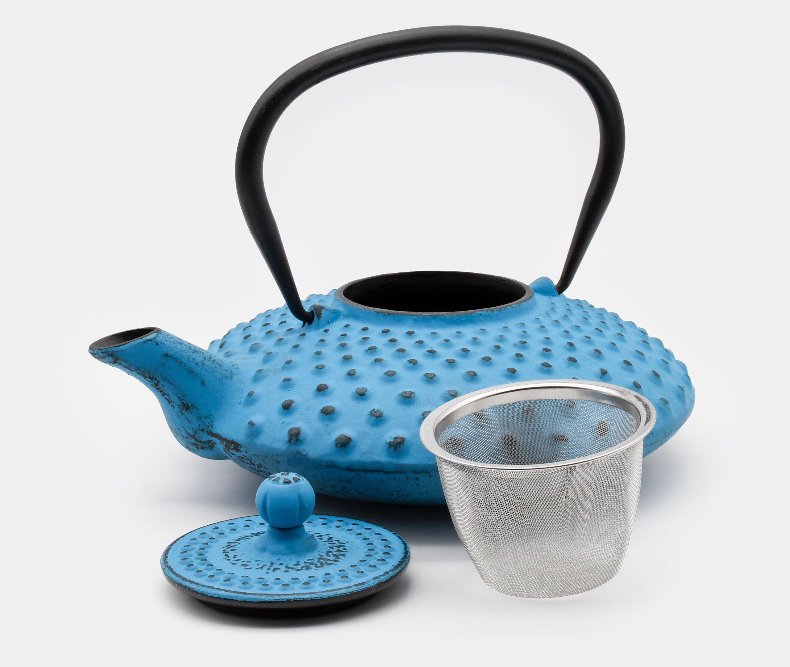 Cast Iron Teapot Kambin 800ml - Blue、mySite、topwebapps