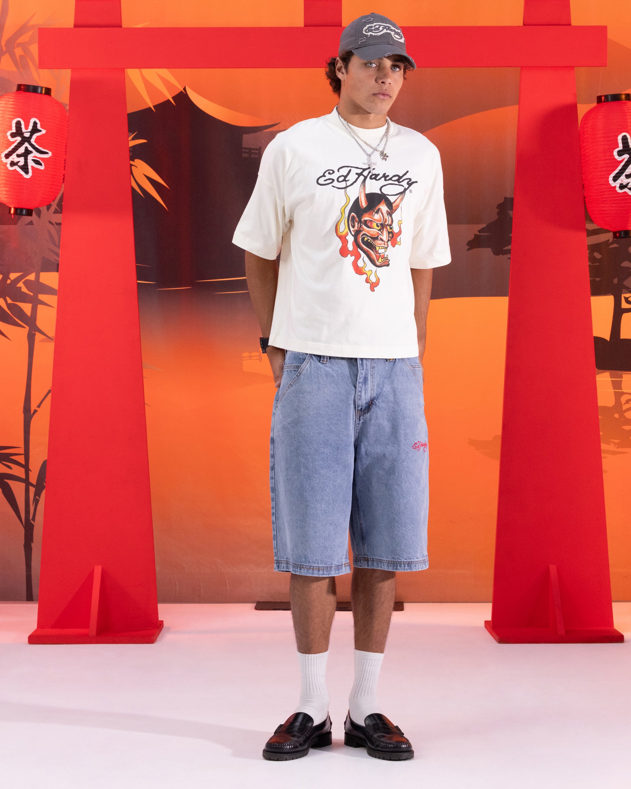 Ed Hardy Devil T-Shirt Off White、mySite、zt4zffjzw