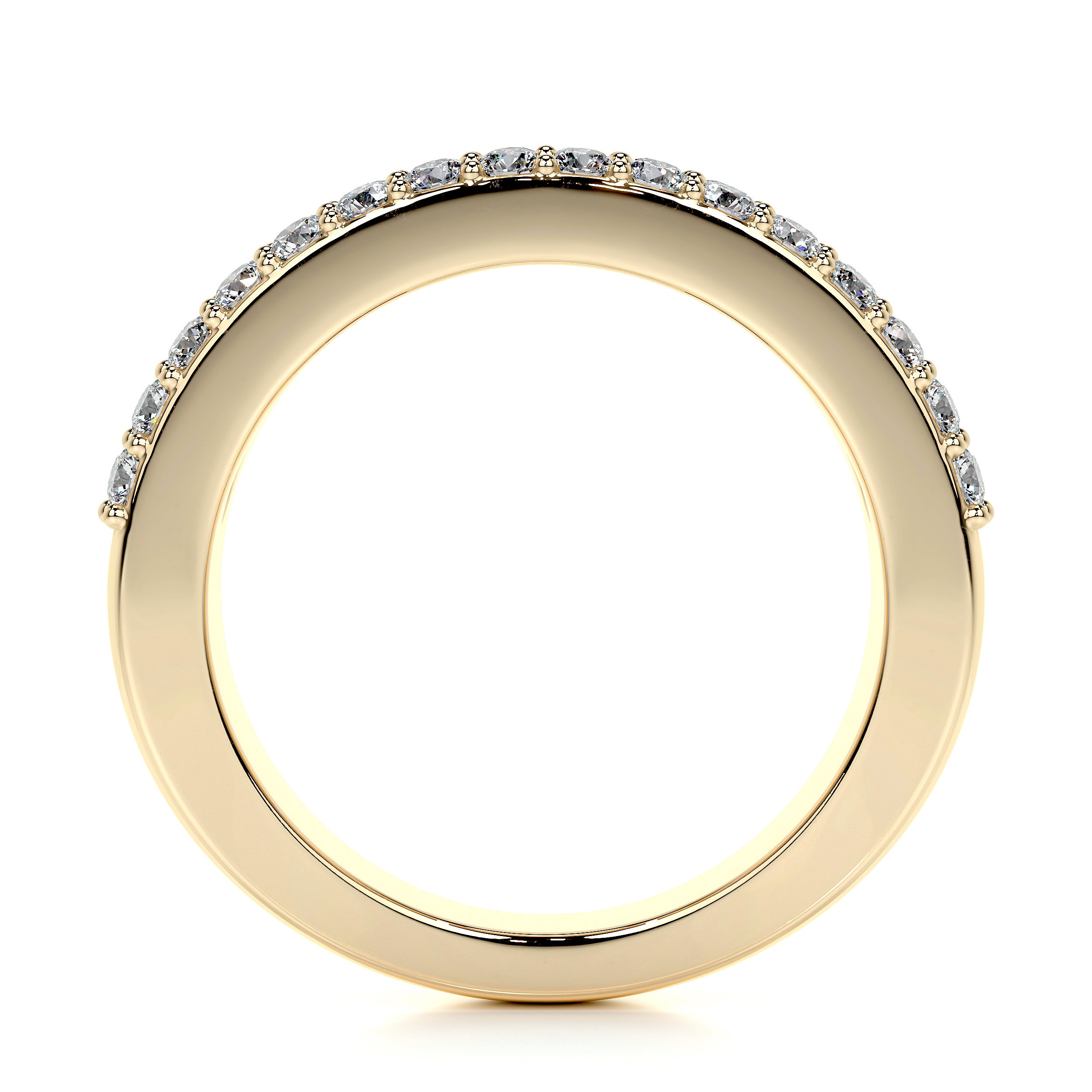 Nia Lab Grown Diamond Wedding Ring (2 Carat) -18K Yellow Gold、mySite、hinf8tx79