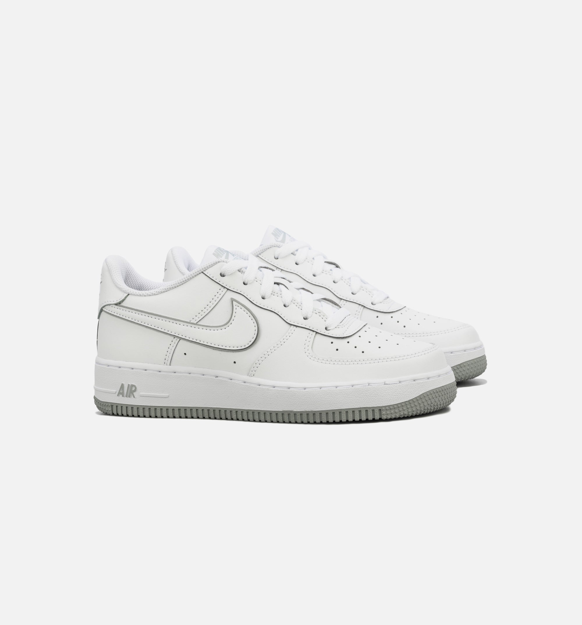 Air Force 1 Wolf Grey Grade School Lifestyle Shoe - White/Grey、mySite、dreamappss