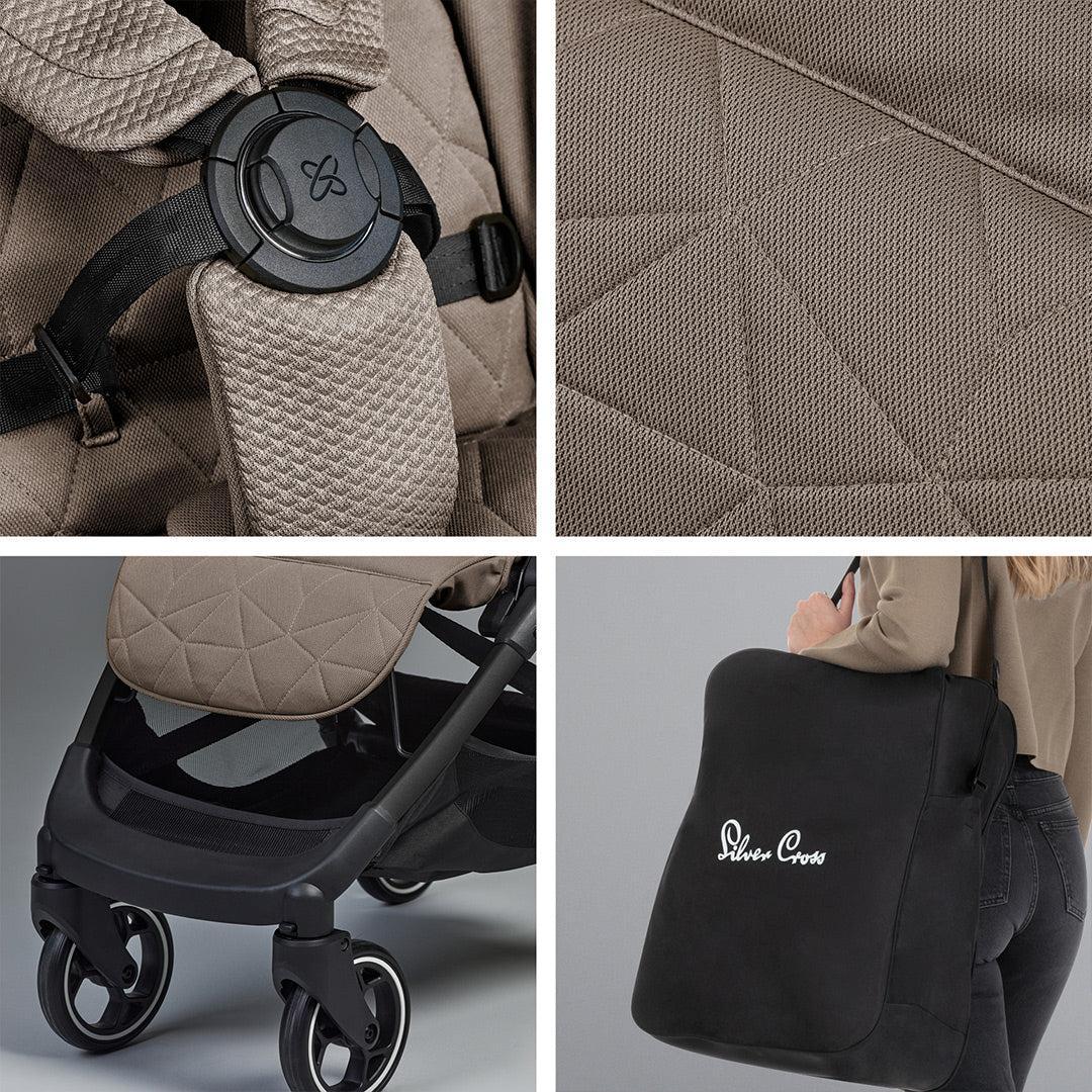  Silver Cross Clic 2 Compact Stroller - Cobble、mySite、merchandisen