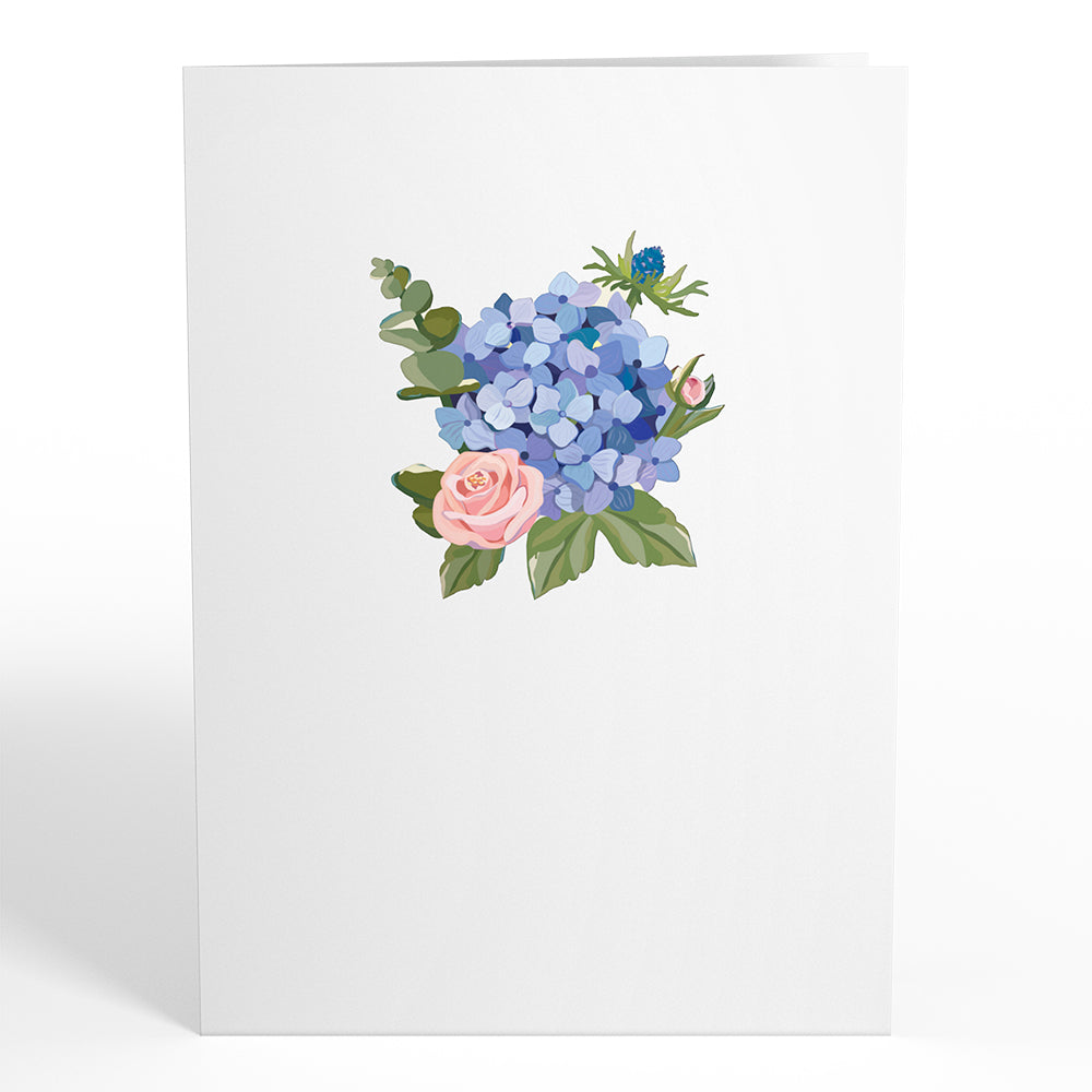 Happy Mother's Day Hydrangeas Pop-Up Card、mySite、solidvoid