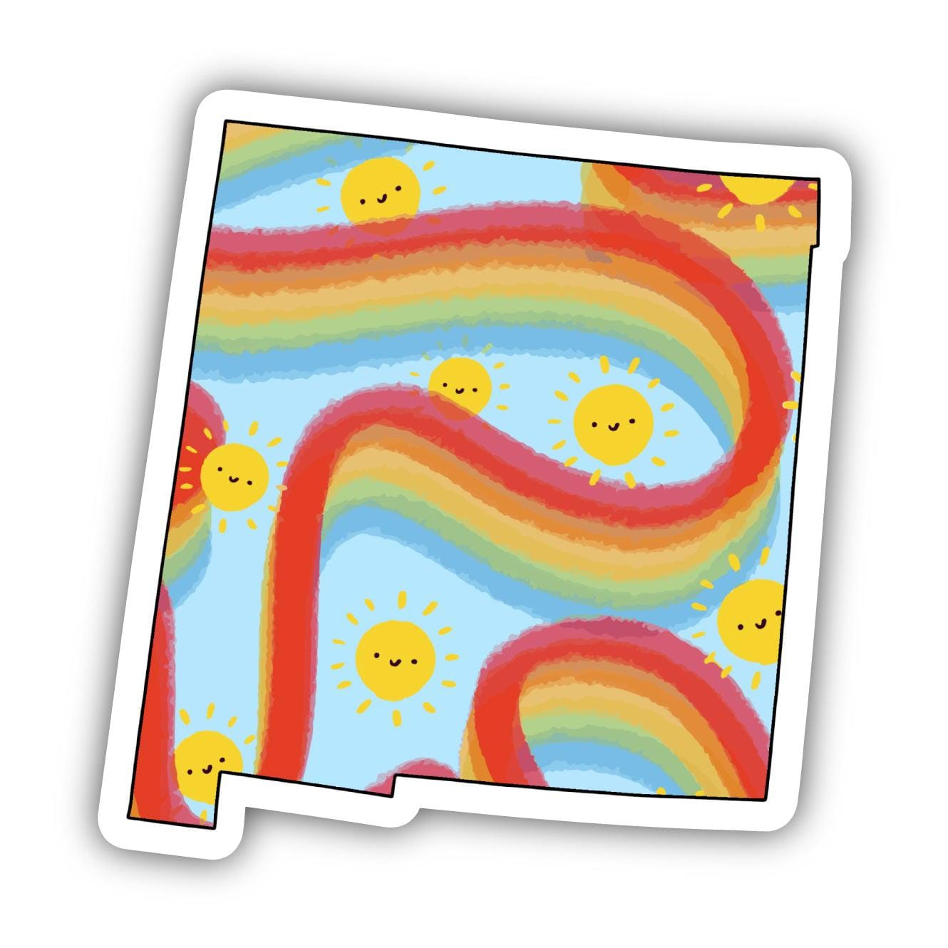  New Mexico Rainbow Fun Sticker、mySite、elrpsem3k