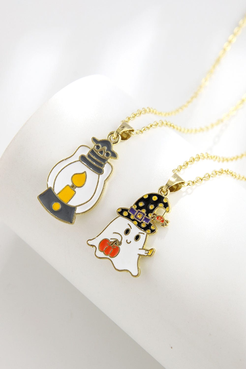 Two-Piece Halloween Theme Necklace Set、mySite、g9winljtr