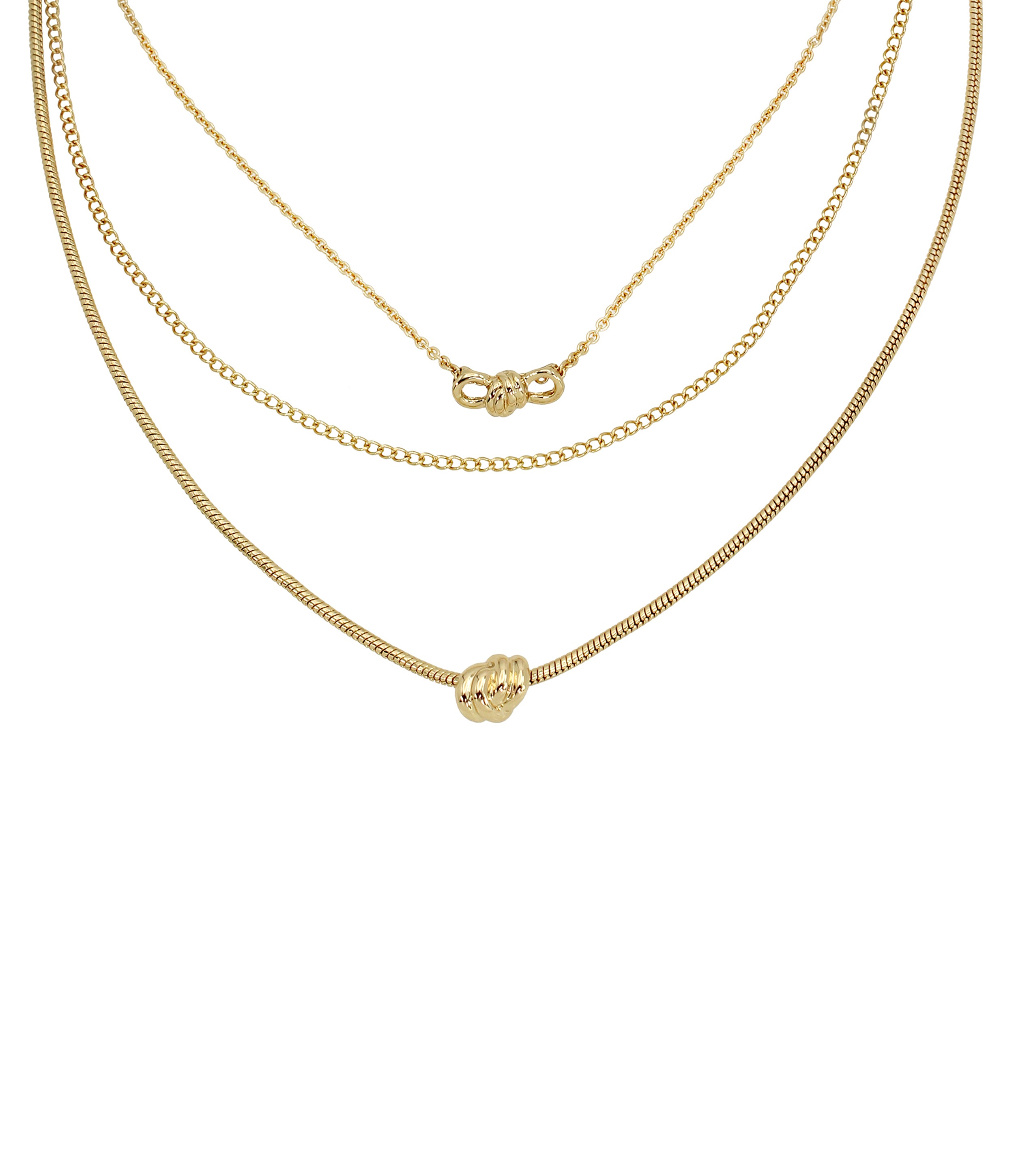 MULTI KNOT NECKALCE GOLD、mySite、dreamappss