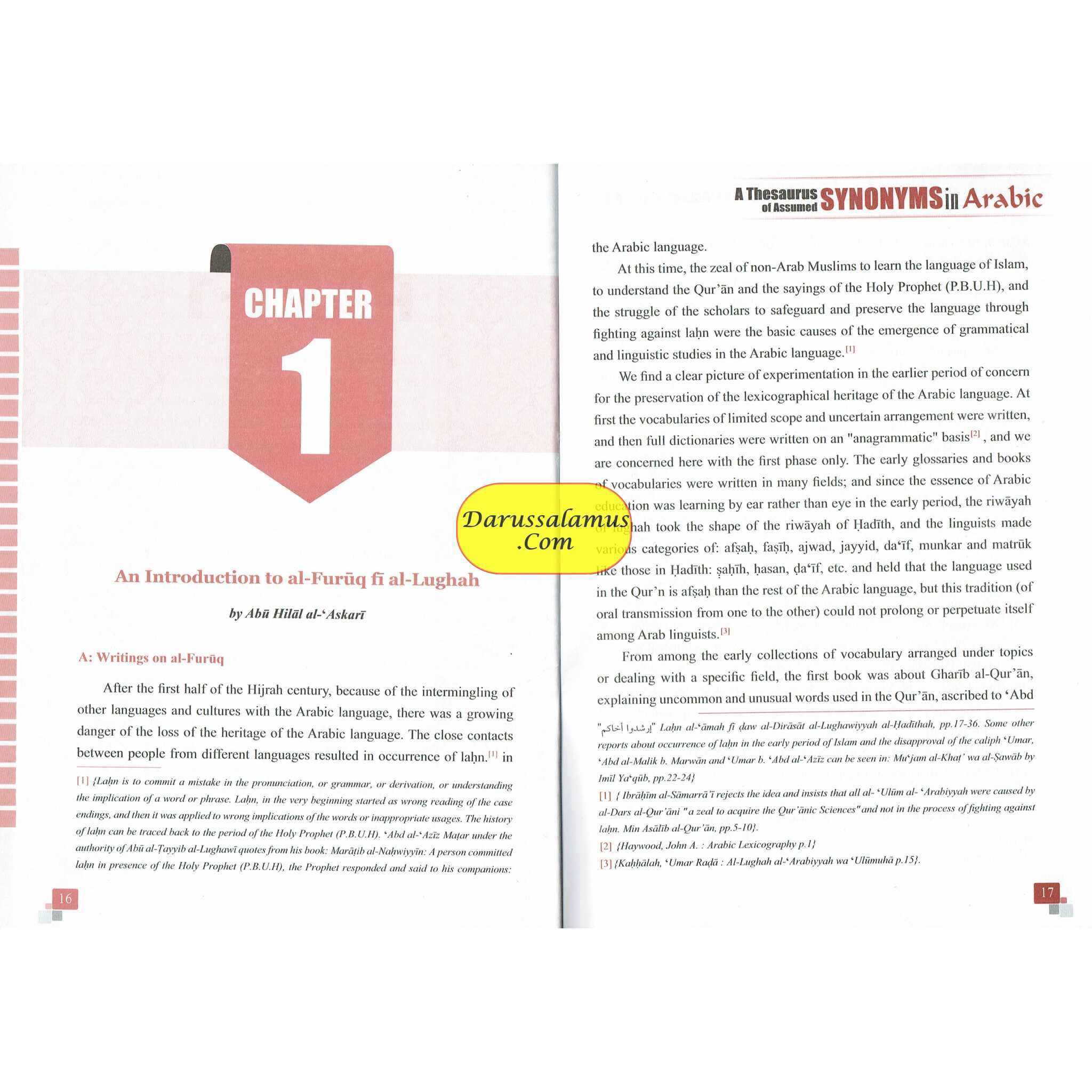 A Thesaurus of Assumed Synonyms in Arabic By Abu Hilal al- Askari、mySite、topwebapps