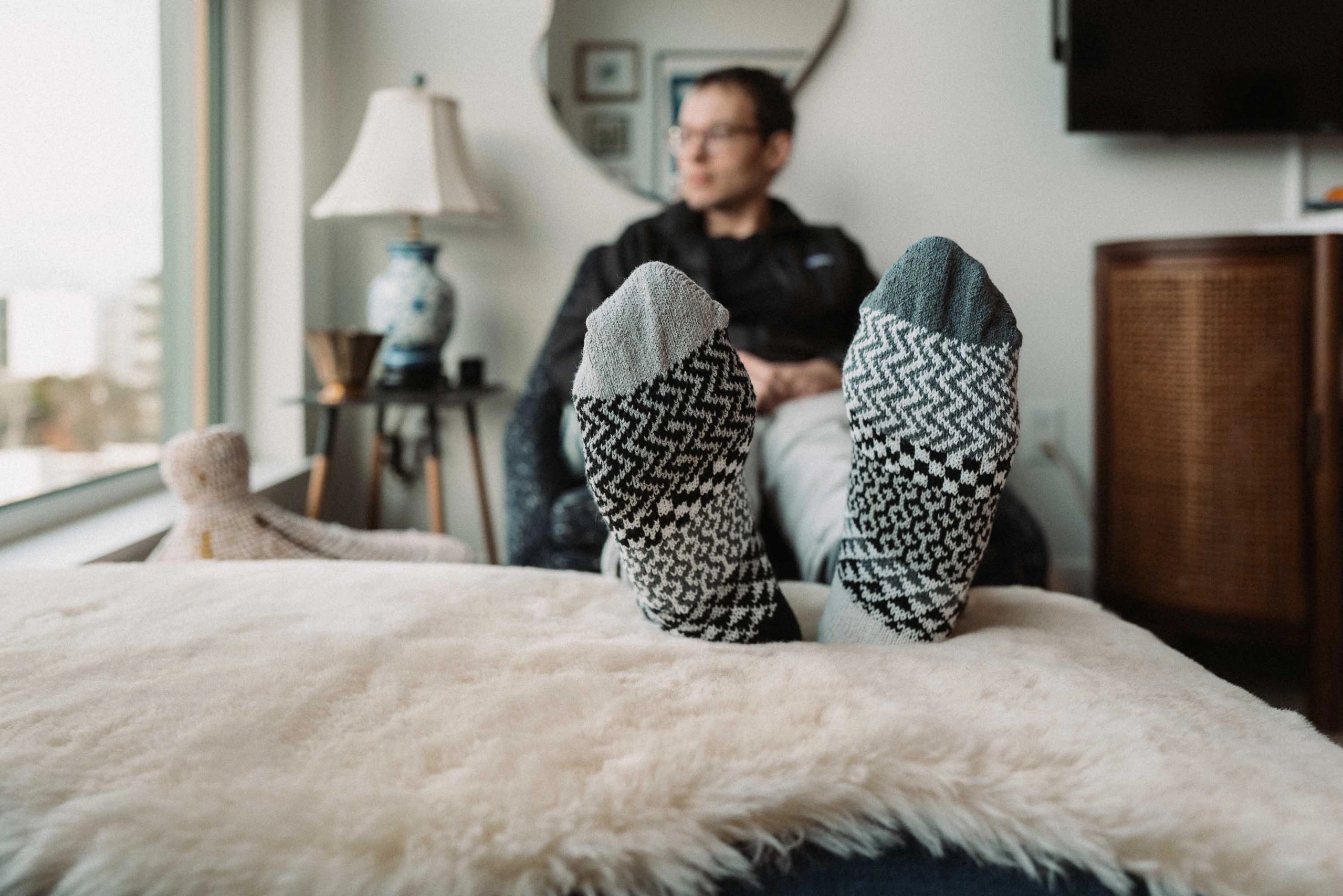 Midnight Crew Socks (Medium)、mySite、g9winljtr