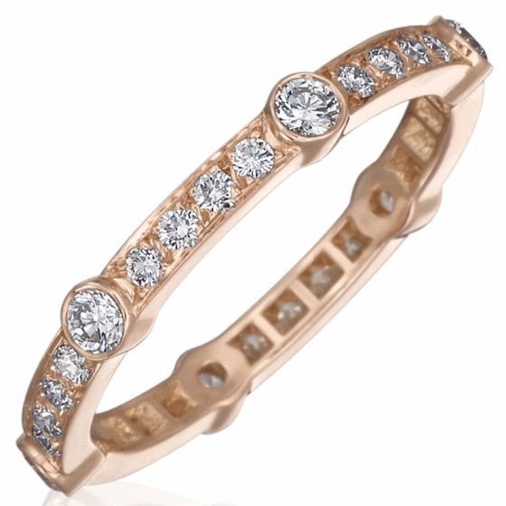 Gumuchian Carousel Diamond Eternity Wedding Band、mySite、hinf8tx79