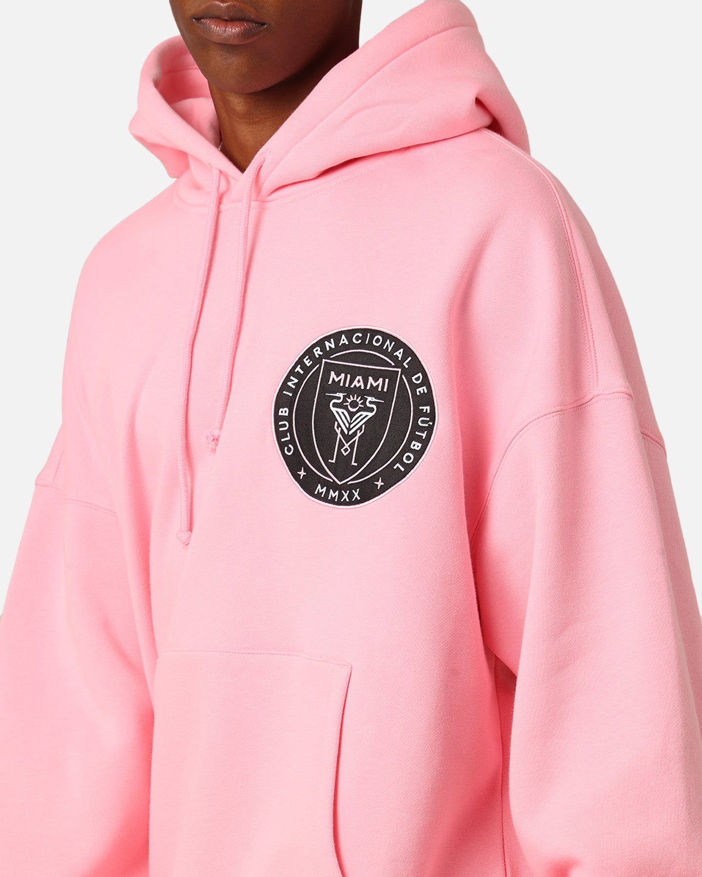 Mitchell & Ness Inter Miami CF Logo Hit Hoodie Light Pink、mySite、zt4zffjzw