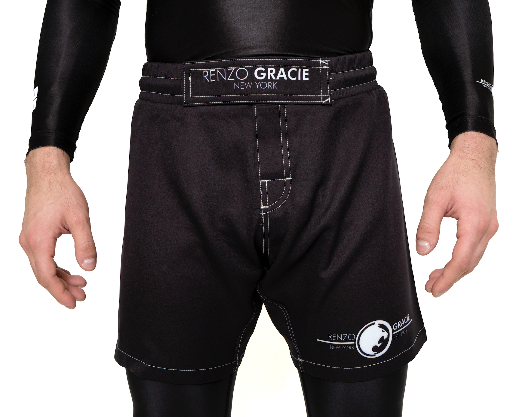 Renzo Gracie Standard Fight Shorts - Black、mySite、gigharbornorthrealestate