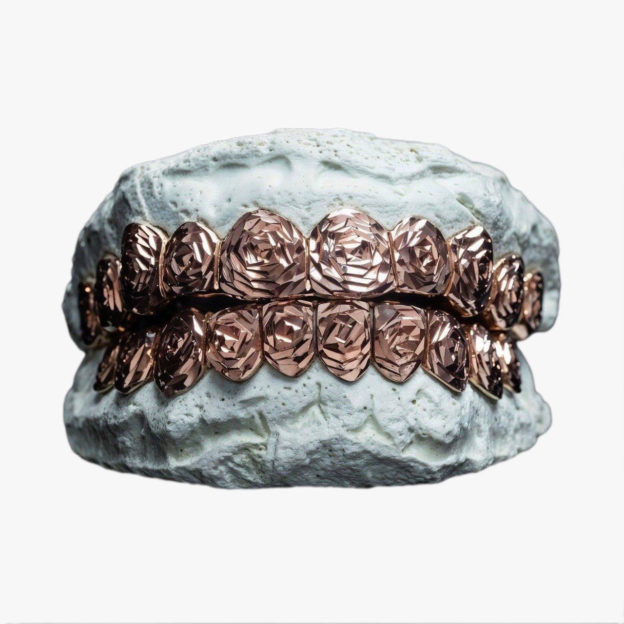 Rose Cut Grillz 14K Rose Gold、mySite、hinf8tx79