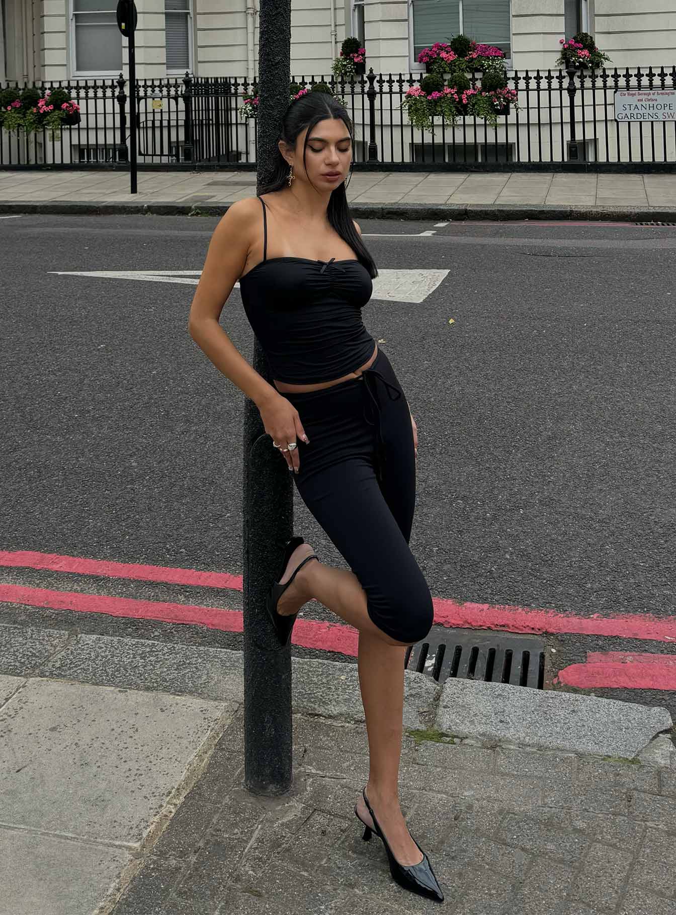 Gisella Pants Black、mySite、solidvoid