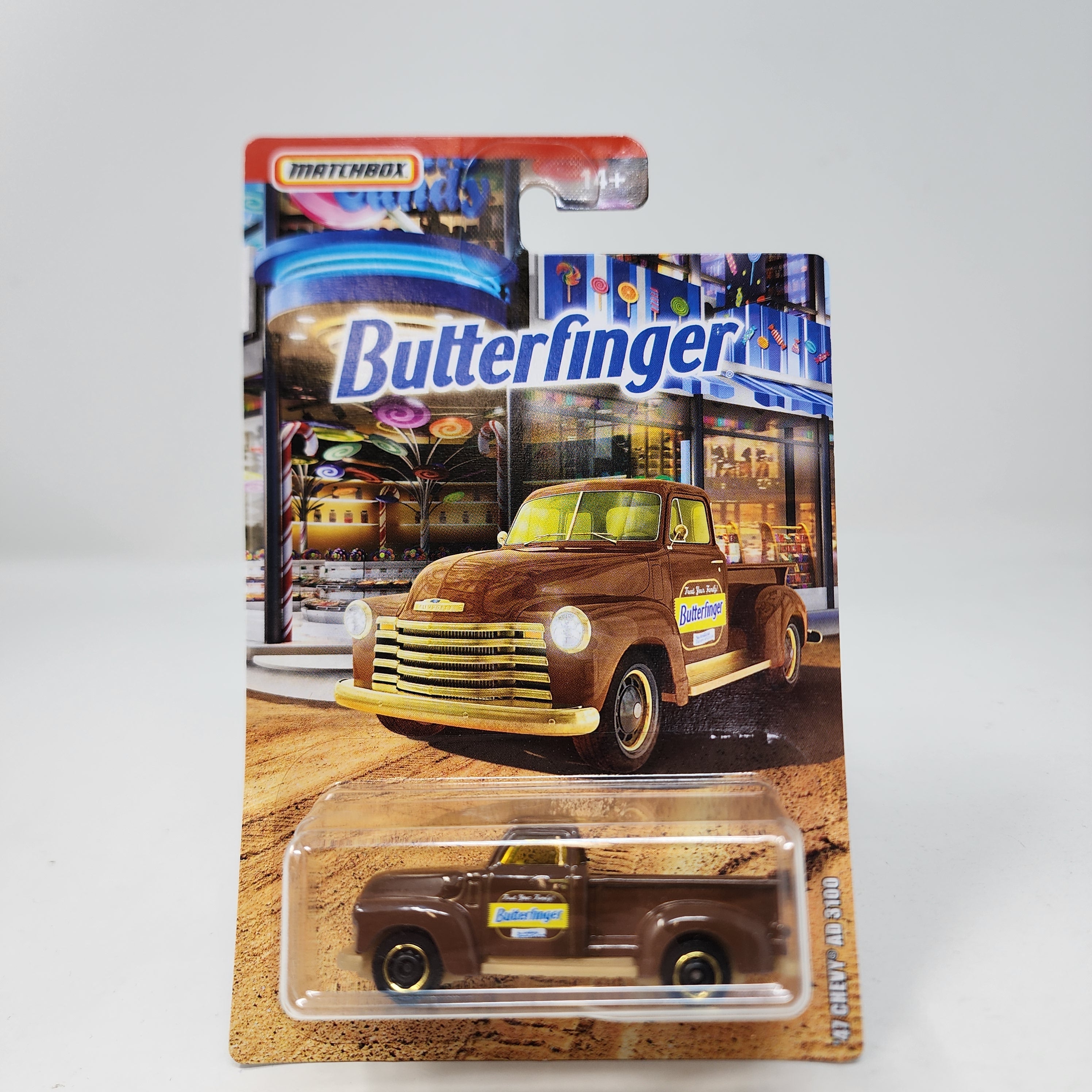 '47 Chevy AD 3100 Butterfinger * Matchbox Candy Series、mySite、hgirdovlk