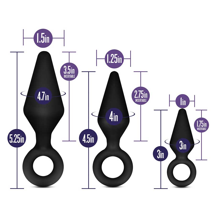 Luxe Night Rimmer Beginner Butt Plug Kit by Blush Novelties、mySite、bottomscart