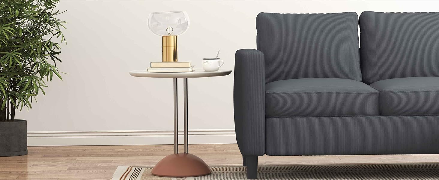 Convertible Sectional Sofa Couch 3 Seat L-Shaped Couch for Small Spaces