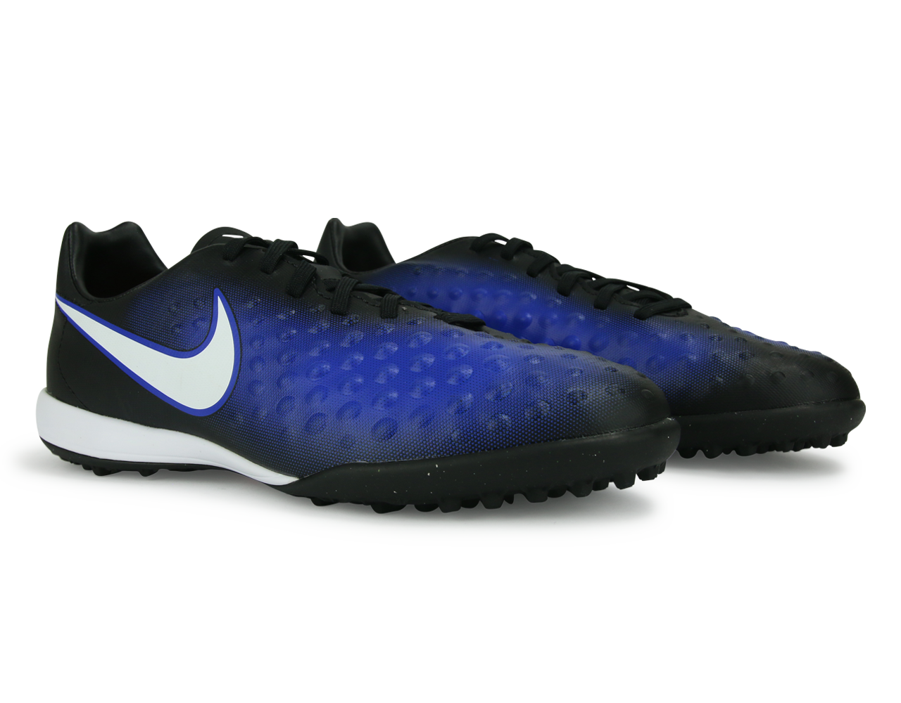 Nike Kids MagistaX Opus Turf Soccer Shoes Black/White/Paramount Blue、mySite、bottomscart