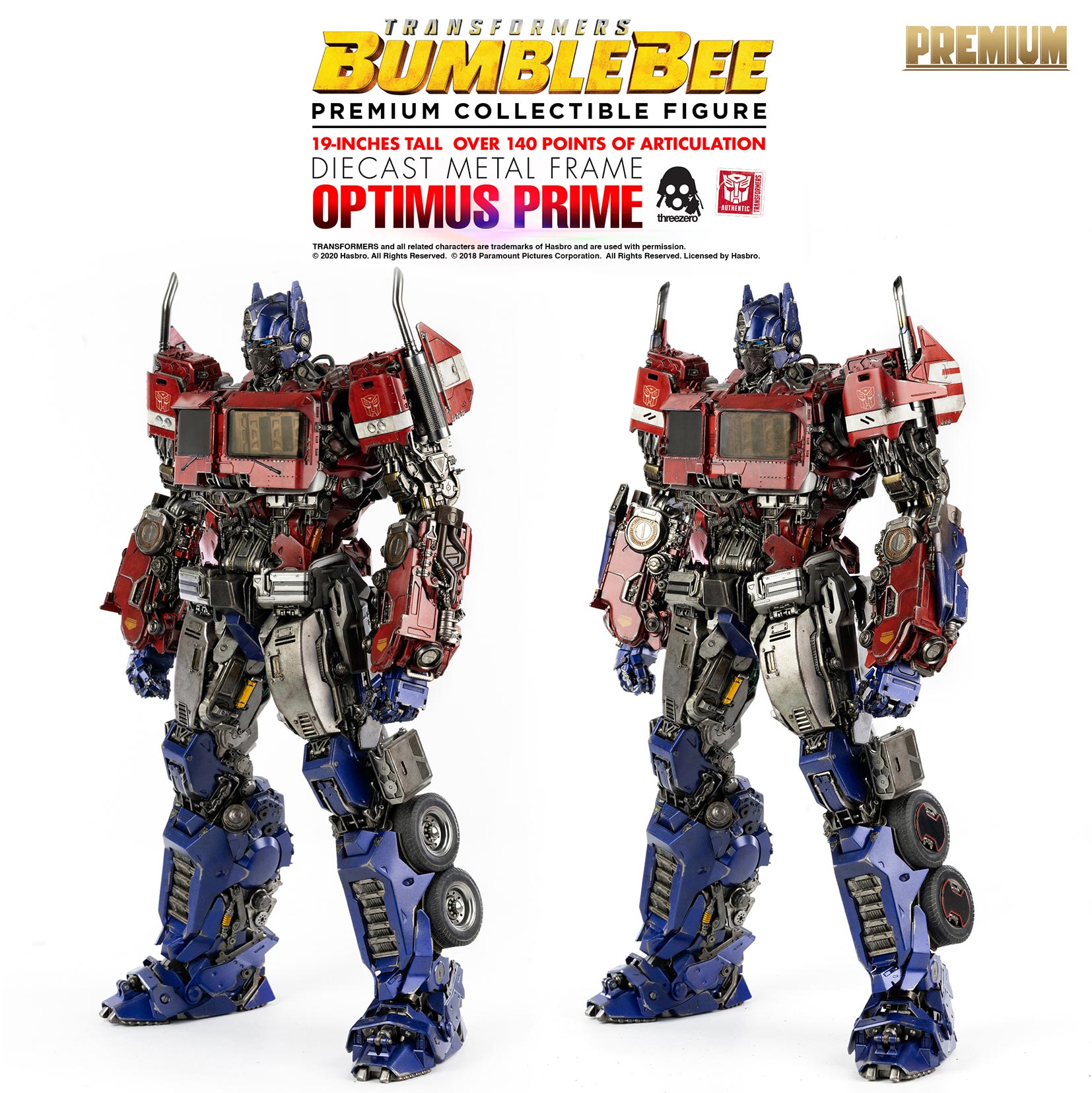 Threezero Transformers: Bumblebee Premium Collectible Optimus Prime、mySite、hgirdovlk